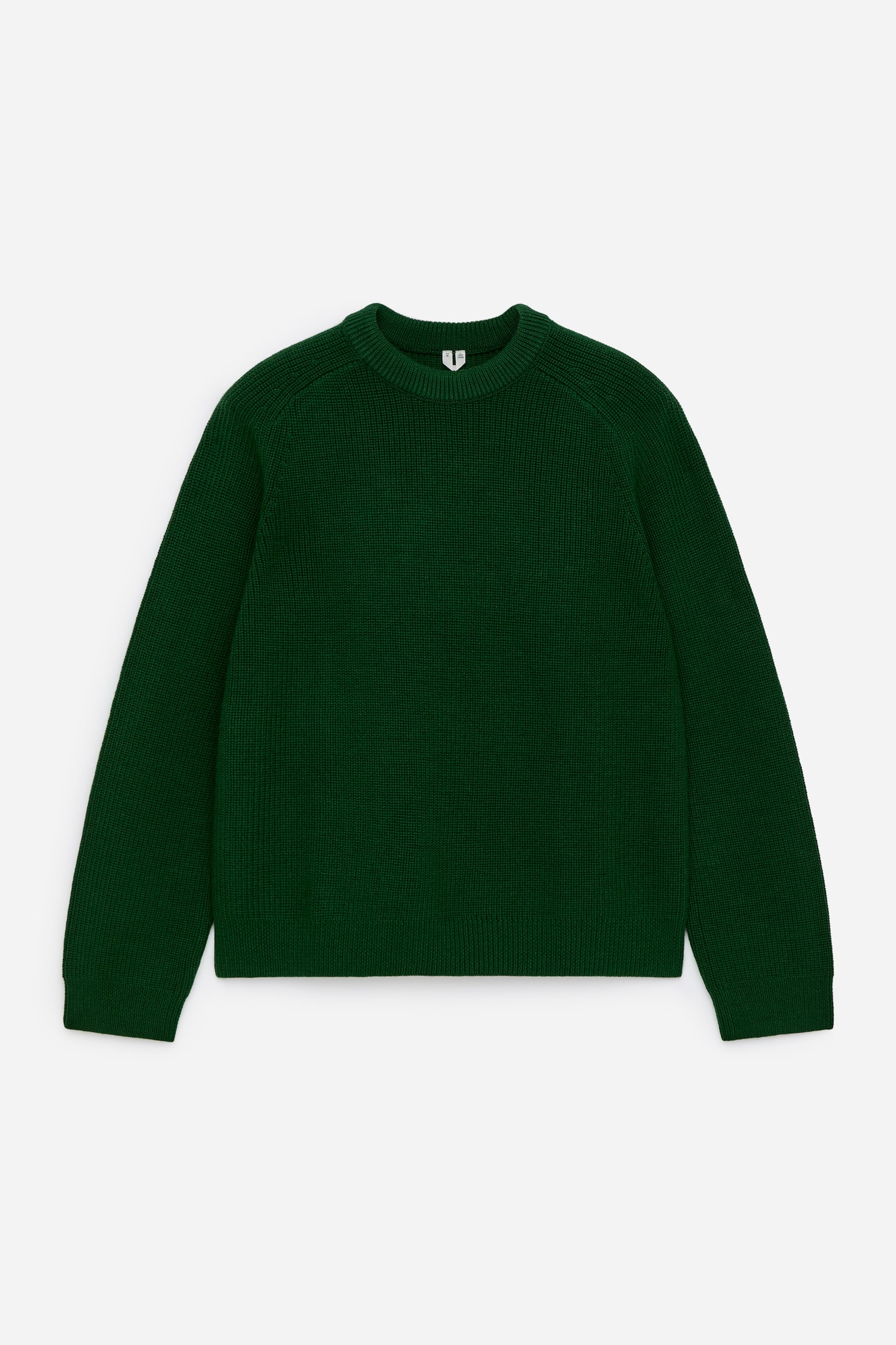 Lockerer Wollpullover - Dunkelgrün/Dunkelblau - 2