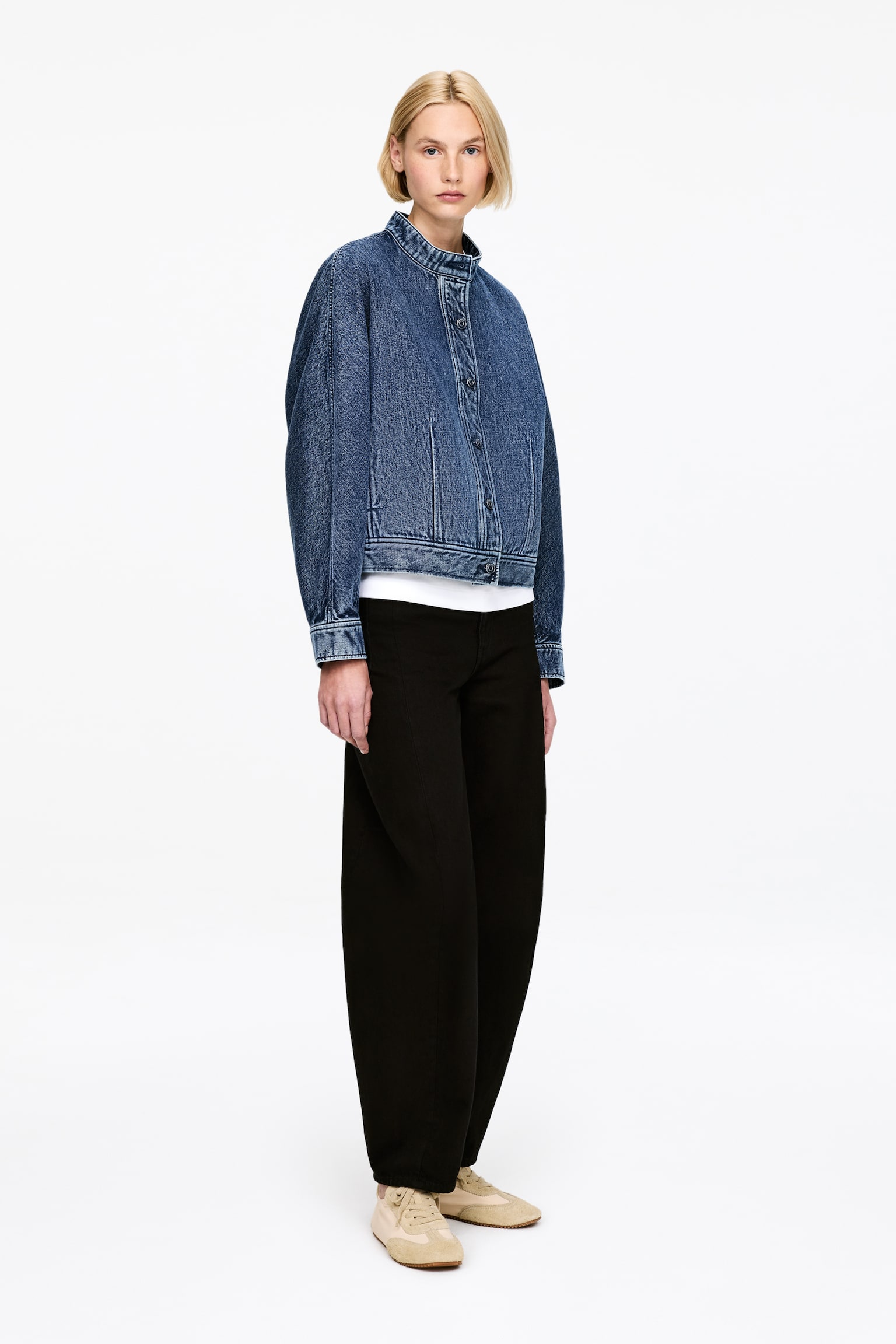 Surchemise en jean - Bleu - 4