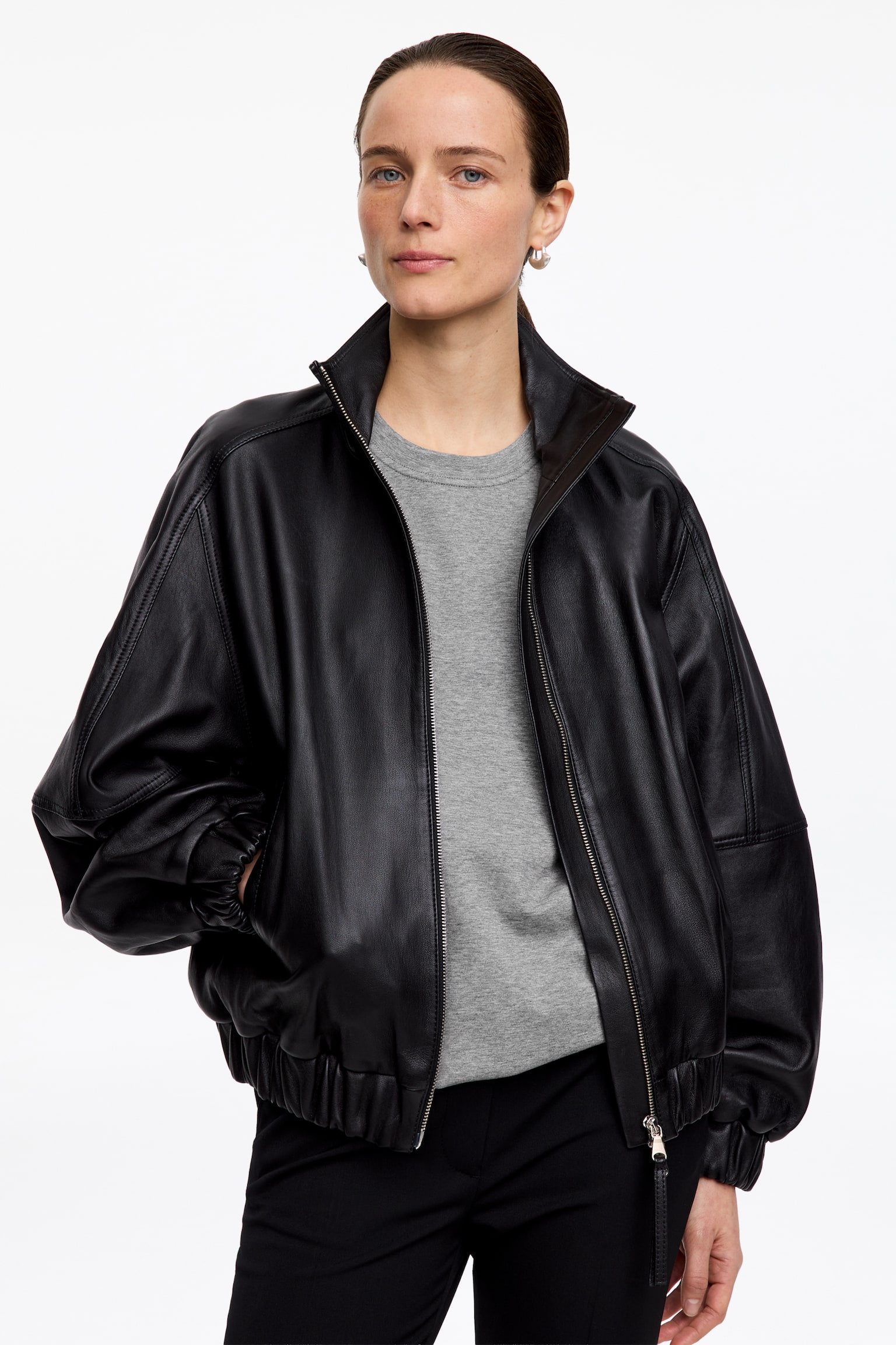 PEARL Heavyweight t-shirt - Gråmelerad/Vit/Svart/Ljusbeige/Vinröd/Rosa - 4