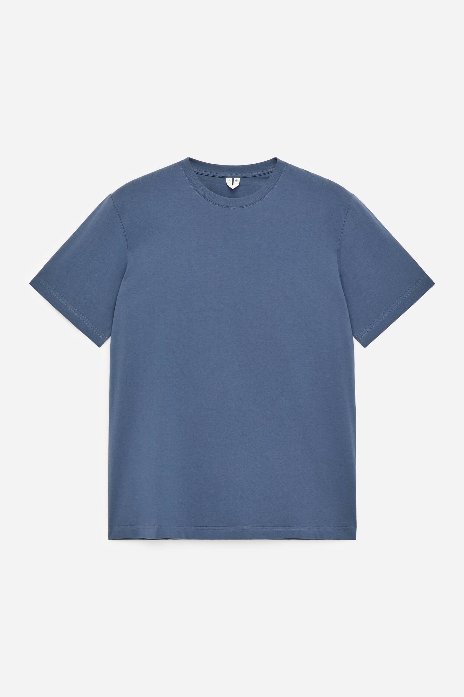 Tricou Regular 170 GSM - Albastru prăfuit/Negru/Alb/Albastru închis/Gri Melange - 2