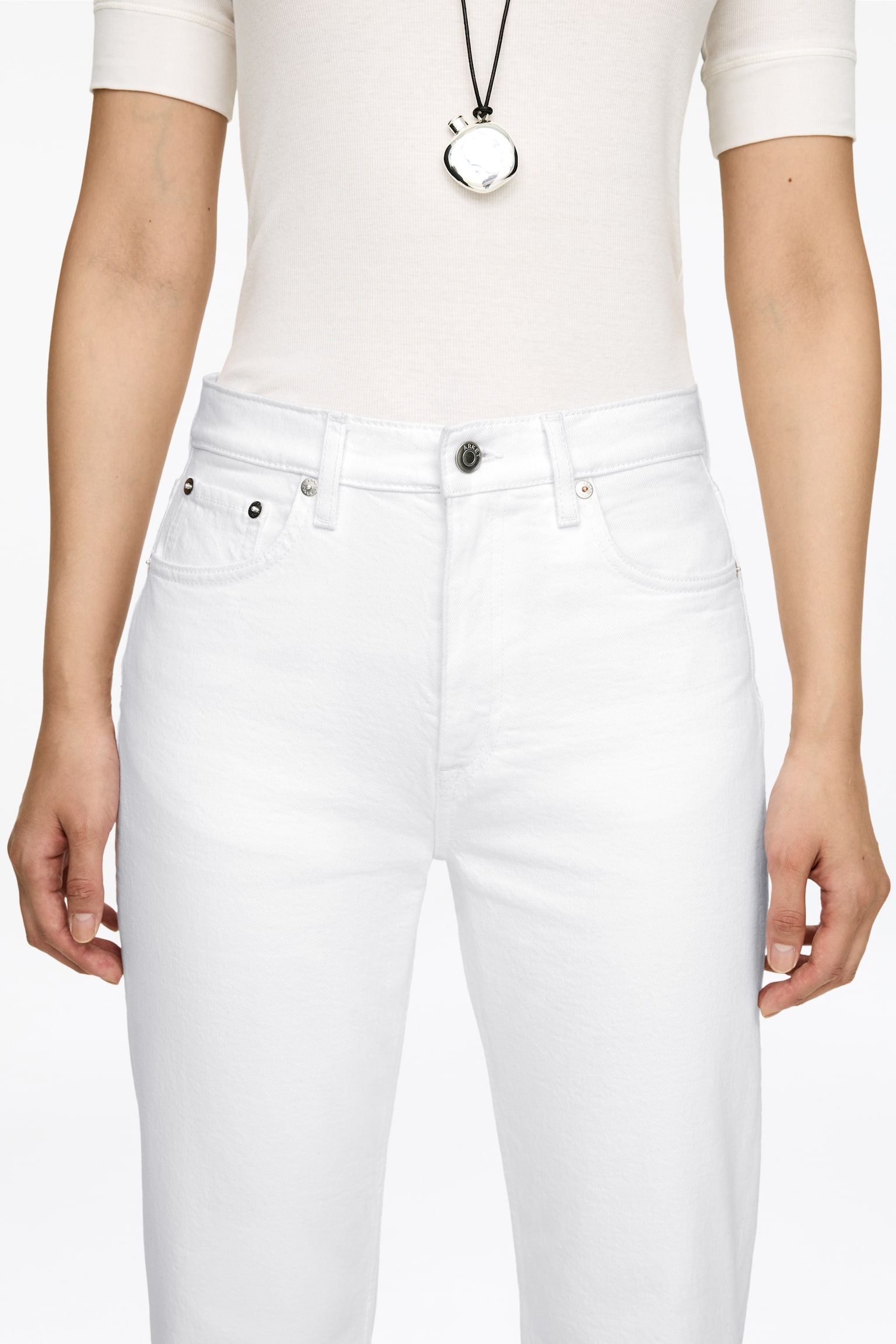 JADE Cropped Slim Jeans - Weiß/Verwaschenes Schwarz/Dunkelblau/Blau/Dunkelblau/Blau - 6