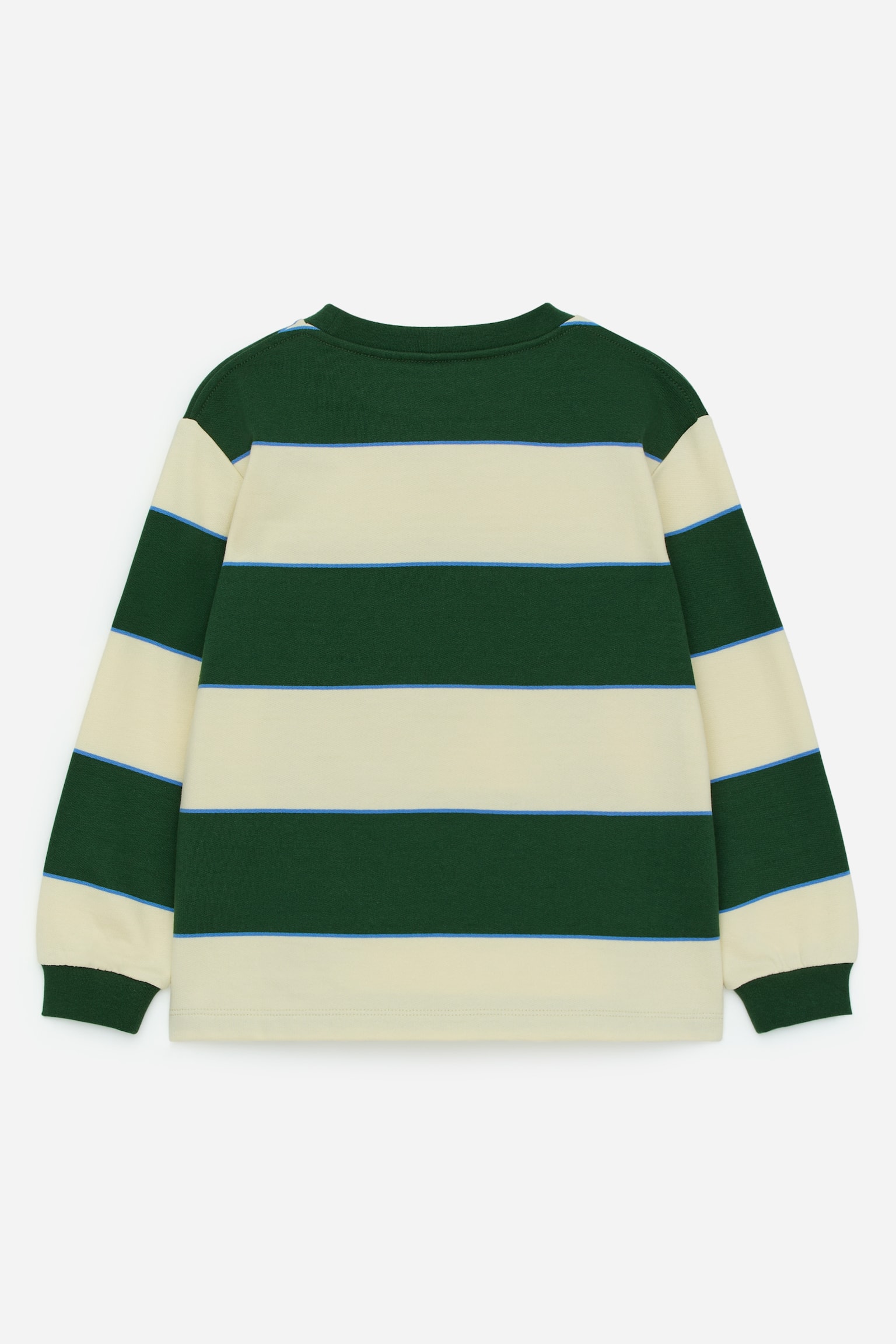 Frottee-Sweatshirt - Grün/mehrfarbig/Grün/Cremeweiß - 2