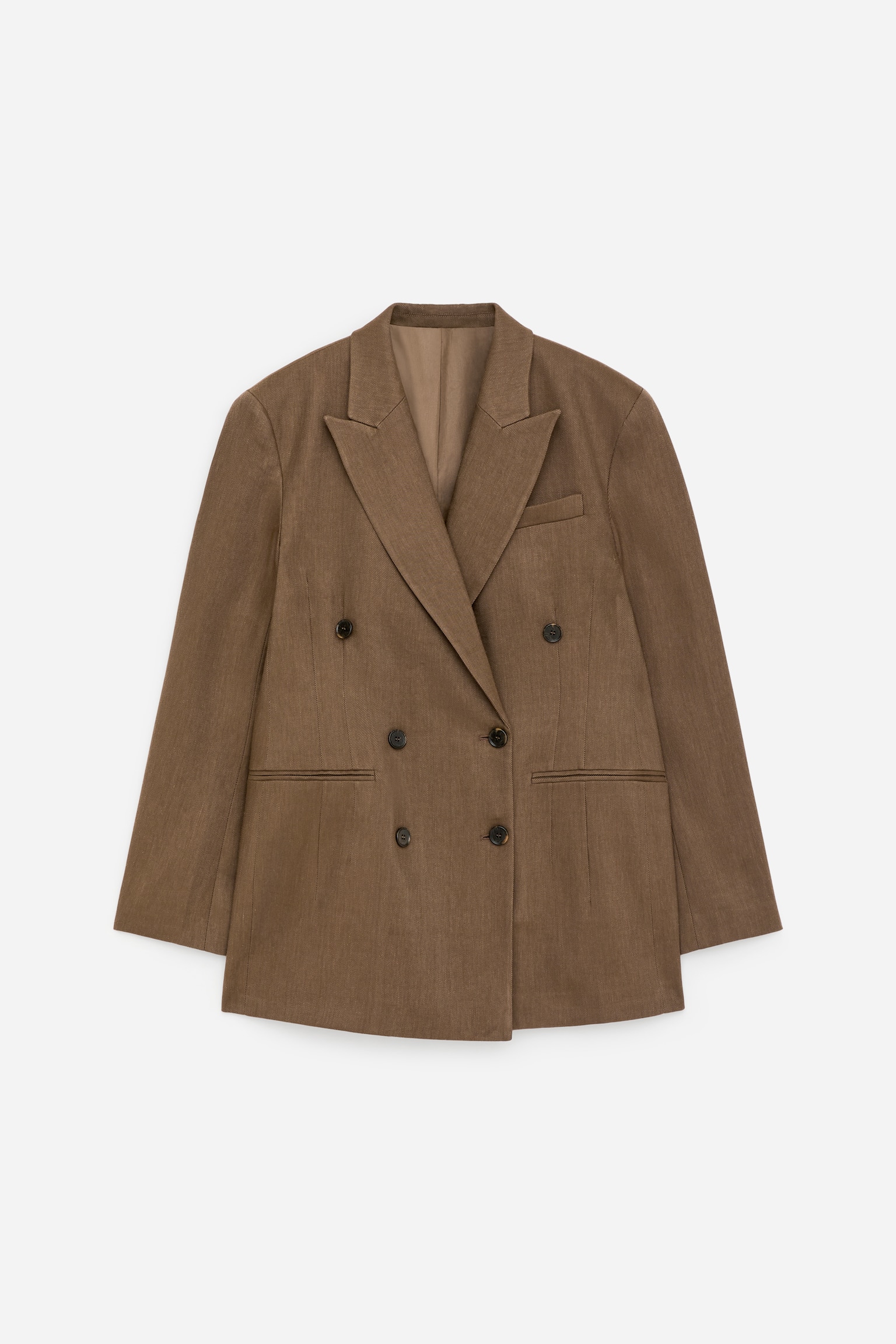 Blazer doppiopetto - Beige scuro - 2