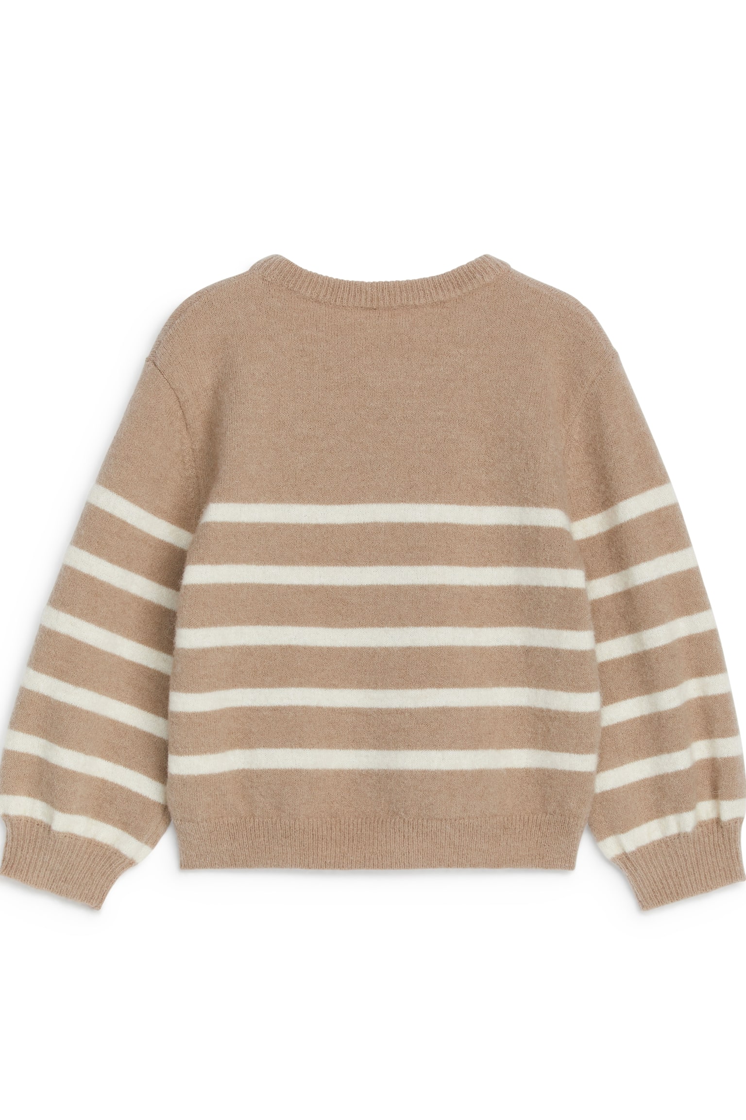 Intarsia Knit Jumper - Beige/Stripe/Lilac/Stripe/Dark Blue/Hearts/Pink/Hearts - 3