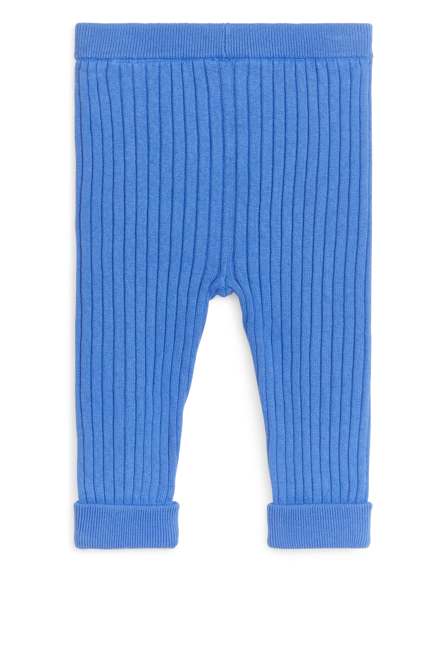 Cotton Wool Leggings - Blue/Beige - 2