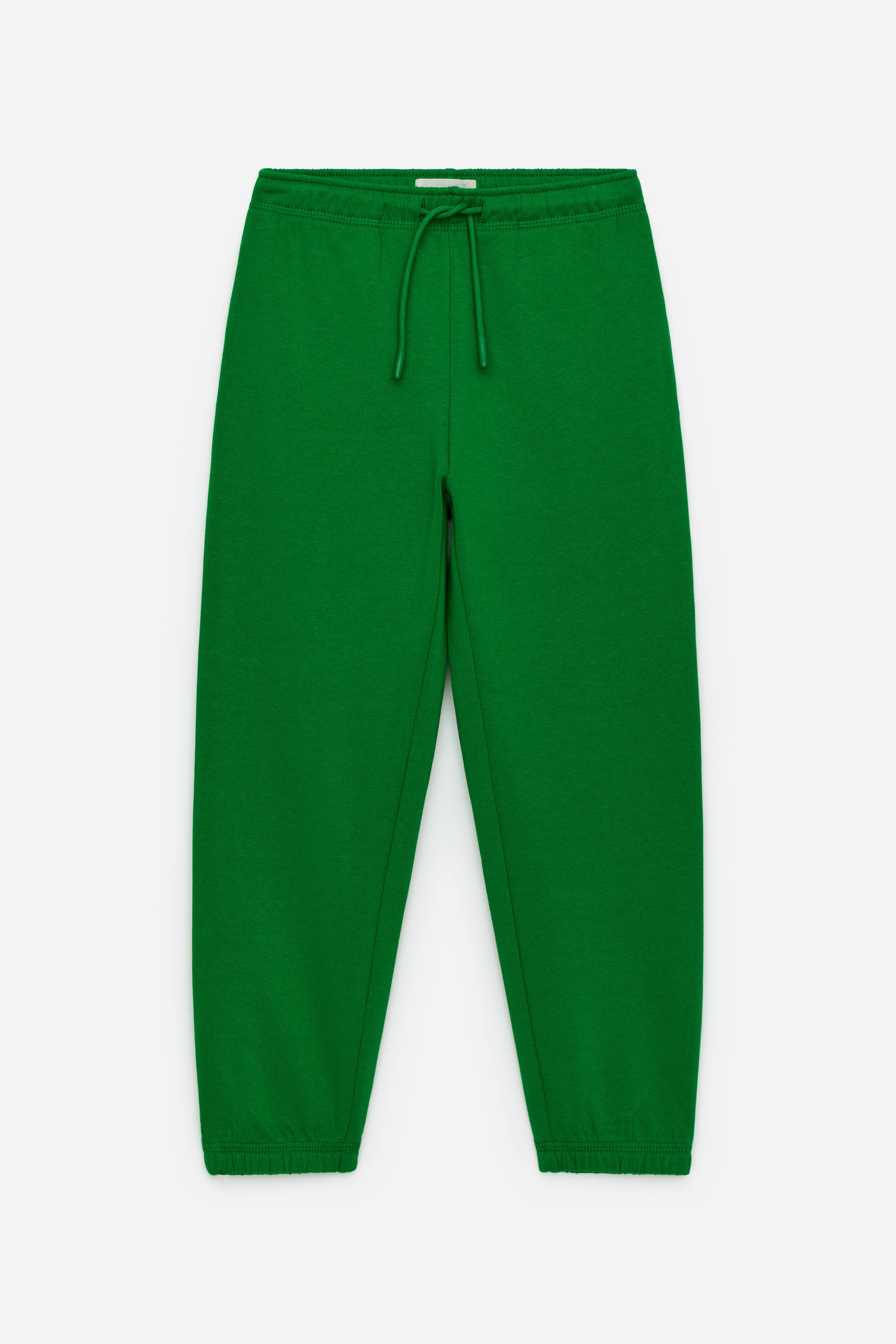 Pantalon en molleton de coton - Vert/Rose/Bleu foncé/Gris chiné/Bleu ciel/Vert foncé/Rose lilas