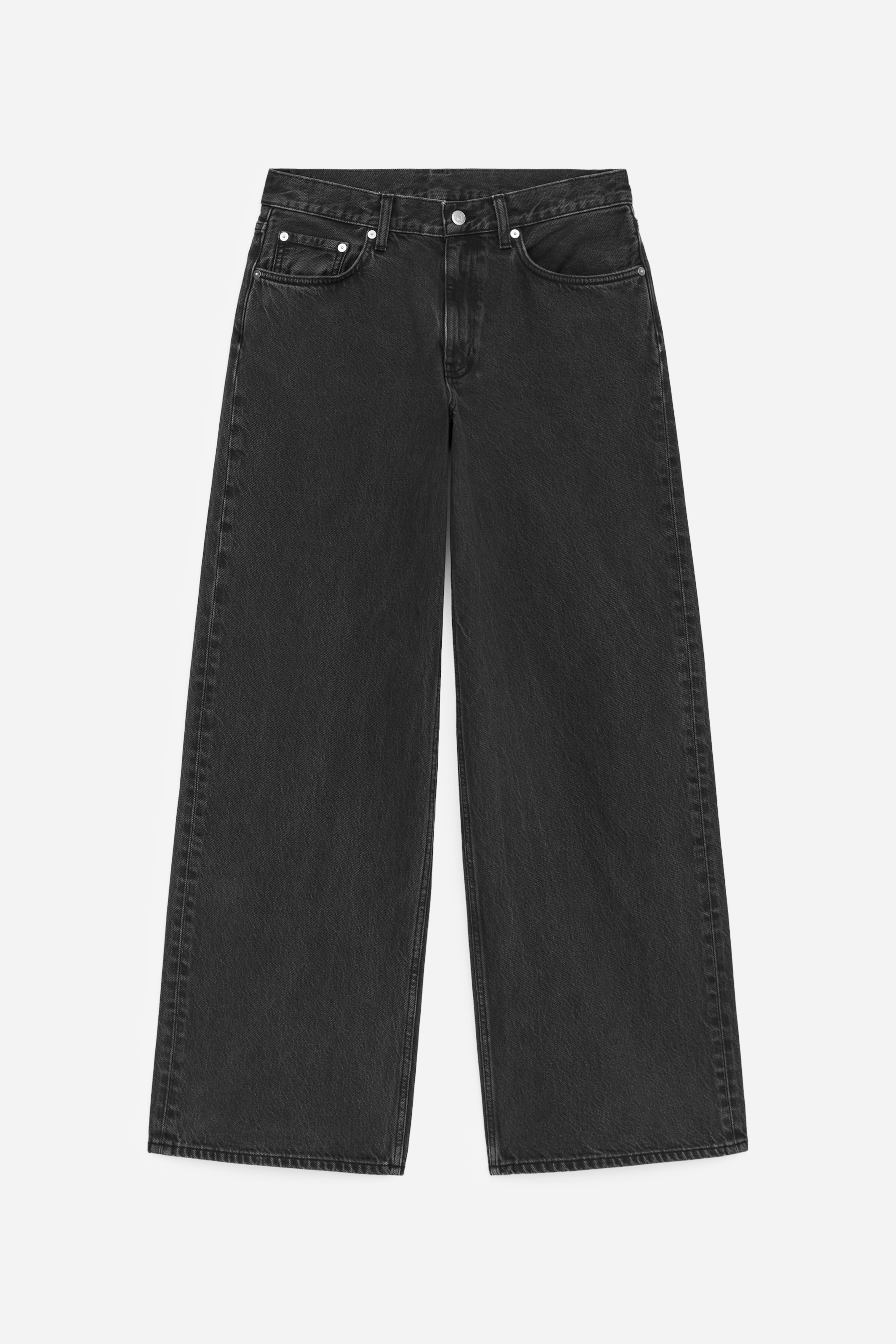 CLOUD Loose Jeans mit weitem Bein - Grau/Dunkelbraun/Blau/Grau/Mittelblau/Schwarz/Dunkelblau