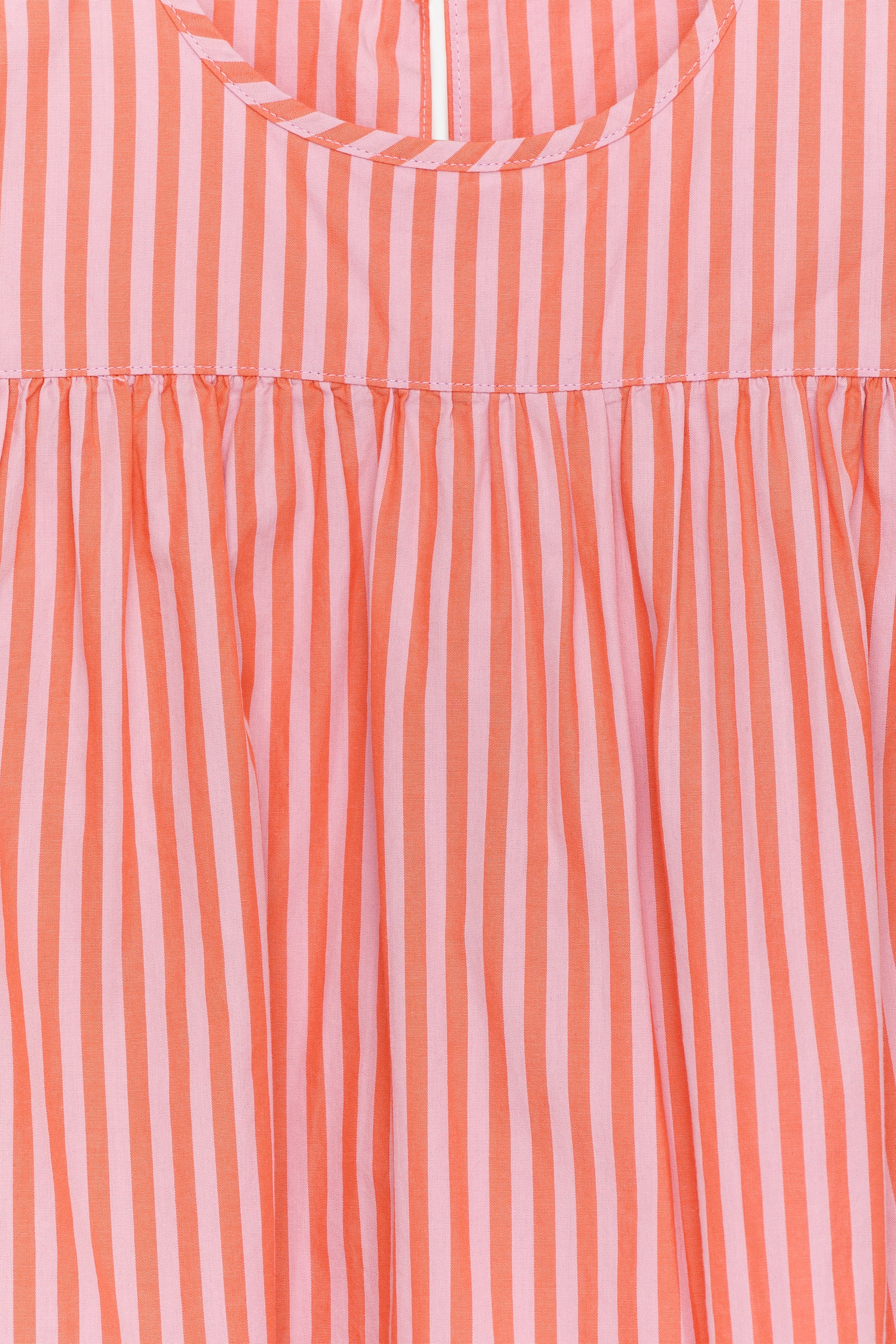 Klänning i bomull - Orange/rosa/Syrenlila/blommönster/Rosa/röd/Lila/vit - 2