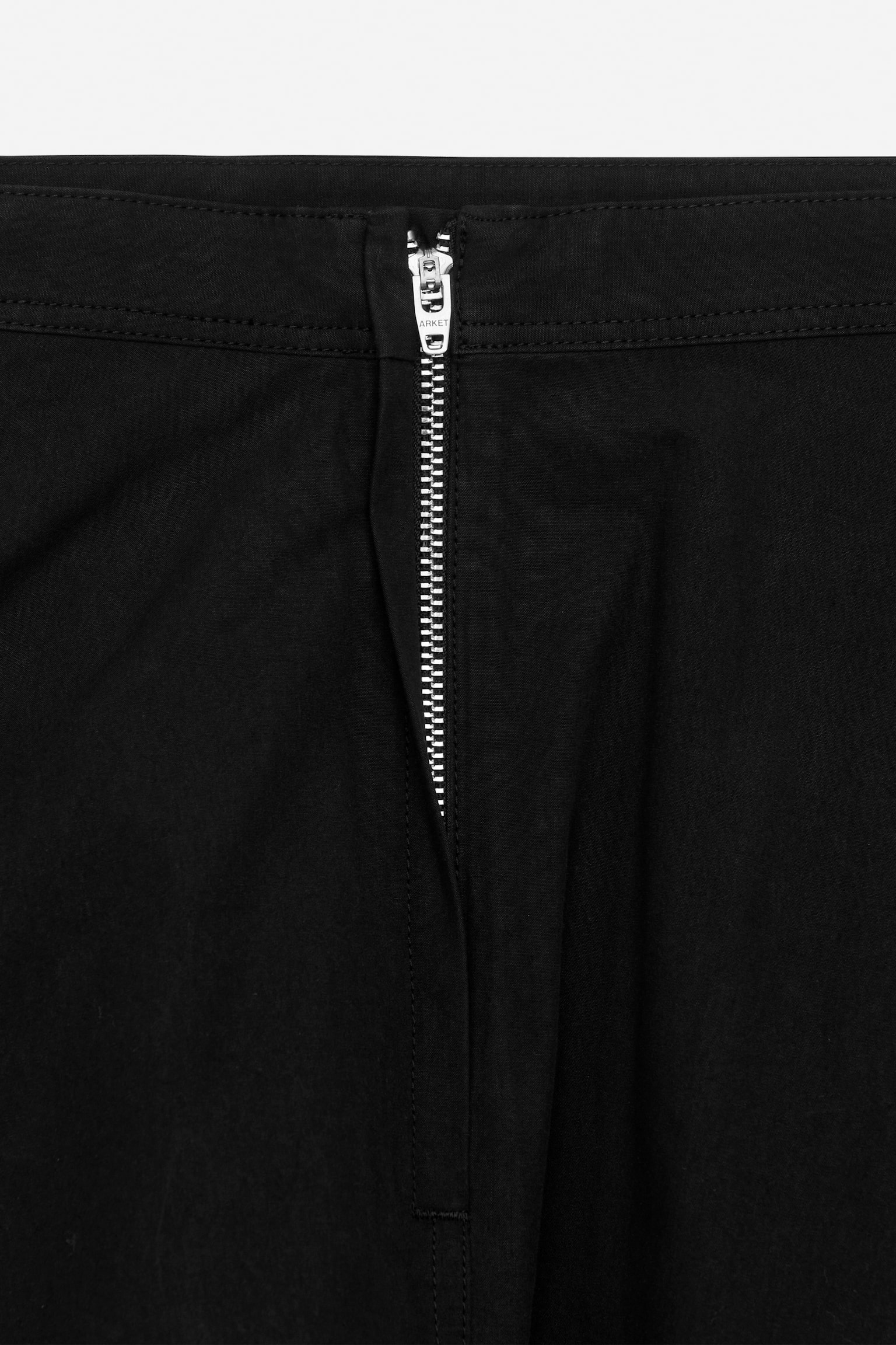 Jupe cercle en coton - Noir - 2