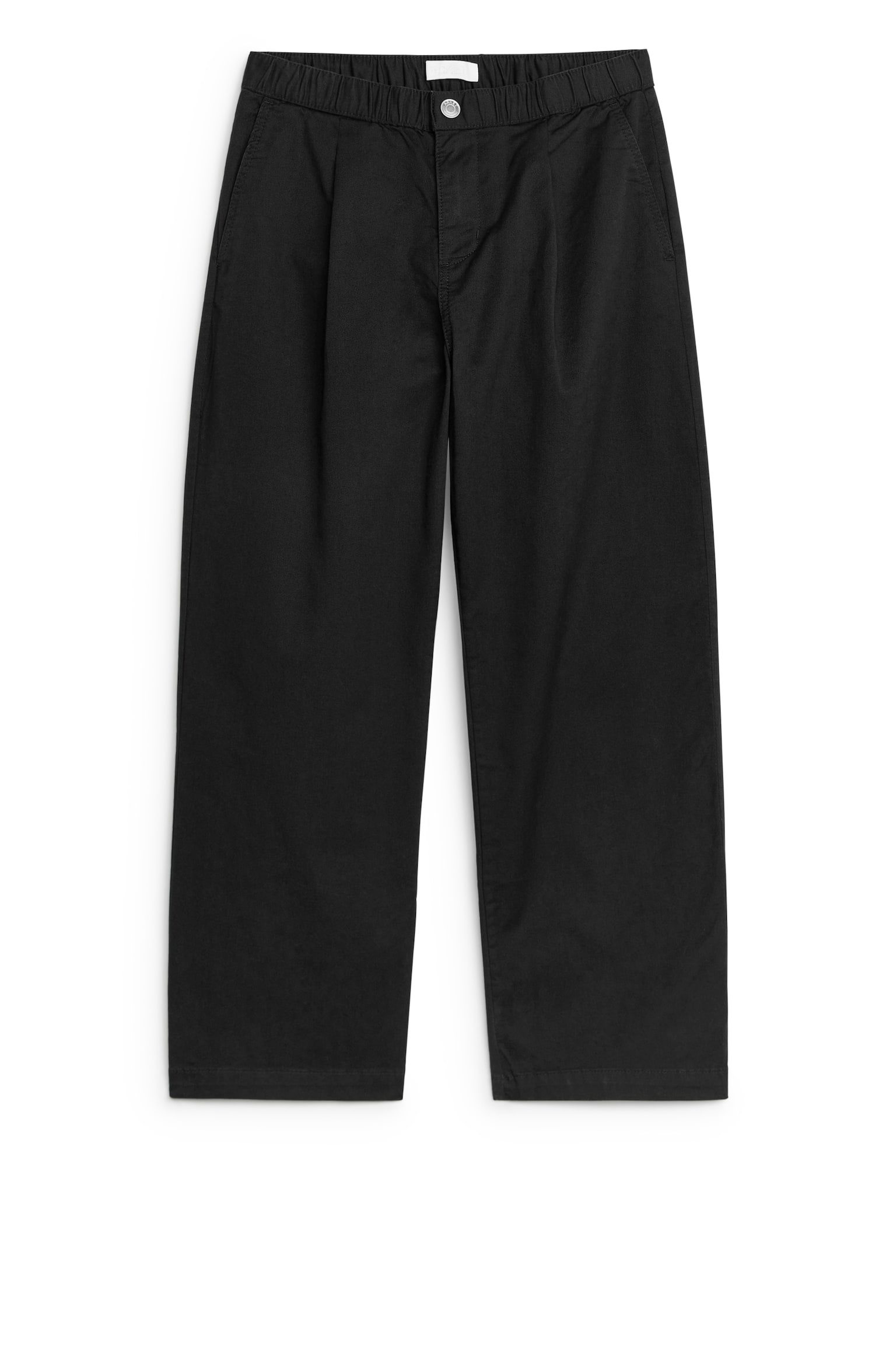 Cotton Chinos - Black - 1