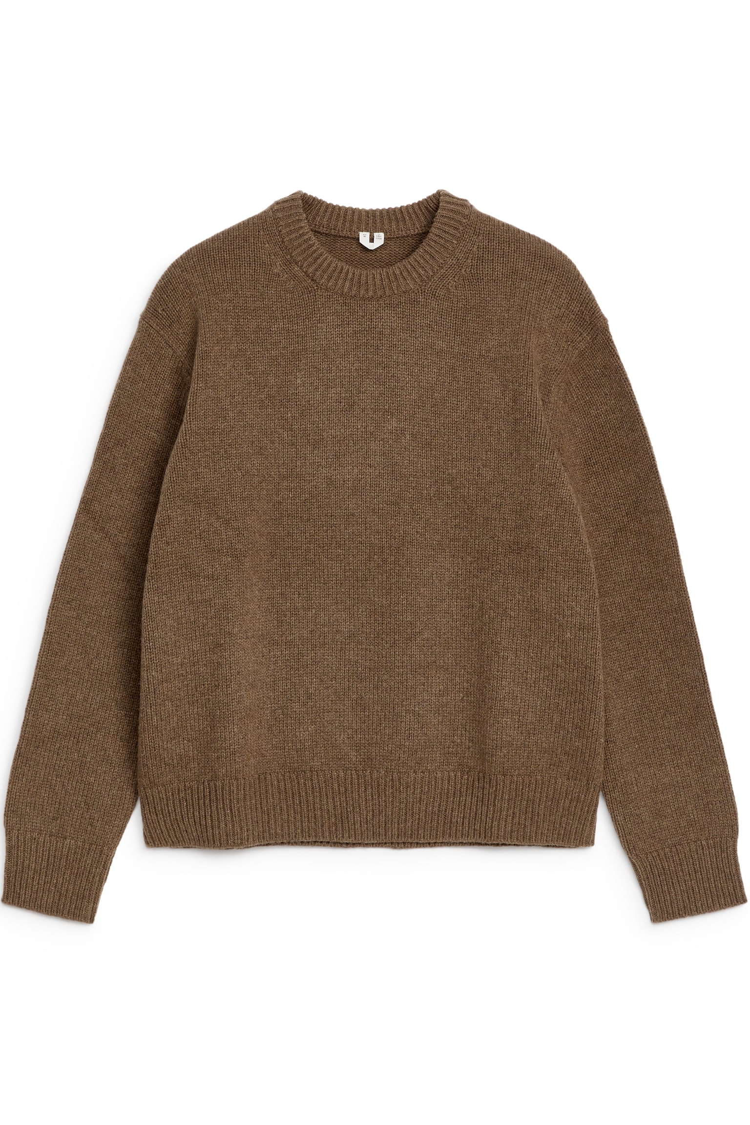 Heavy Knit Wool Blend Jumper - Brown/Blue Melange/Grey/Black Melange/Dark Red/Beige/Dark Blue/Beige Melange - 2