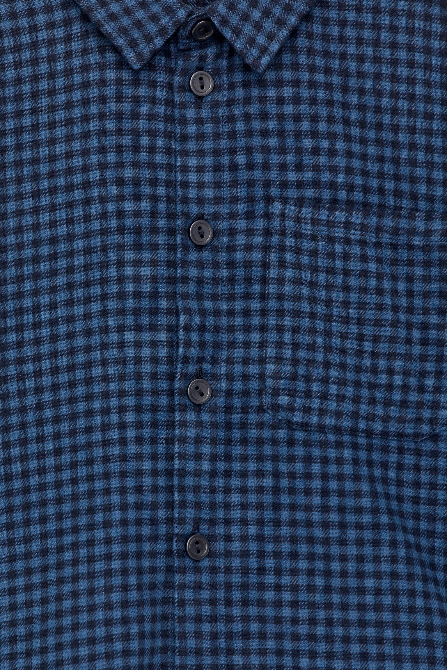 Flanelowa koszula w kratę - Niebieski/ciemnoniebieski - 3