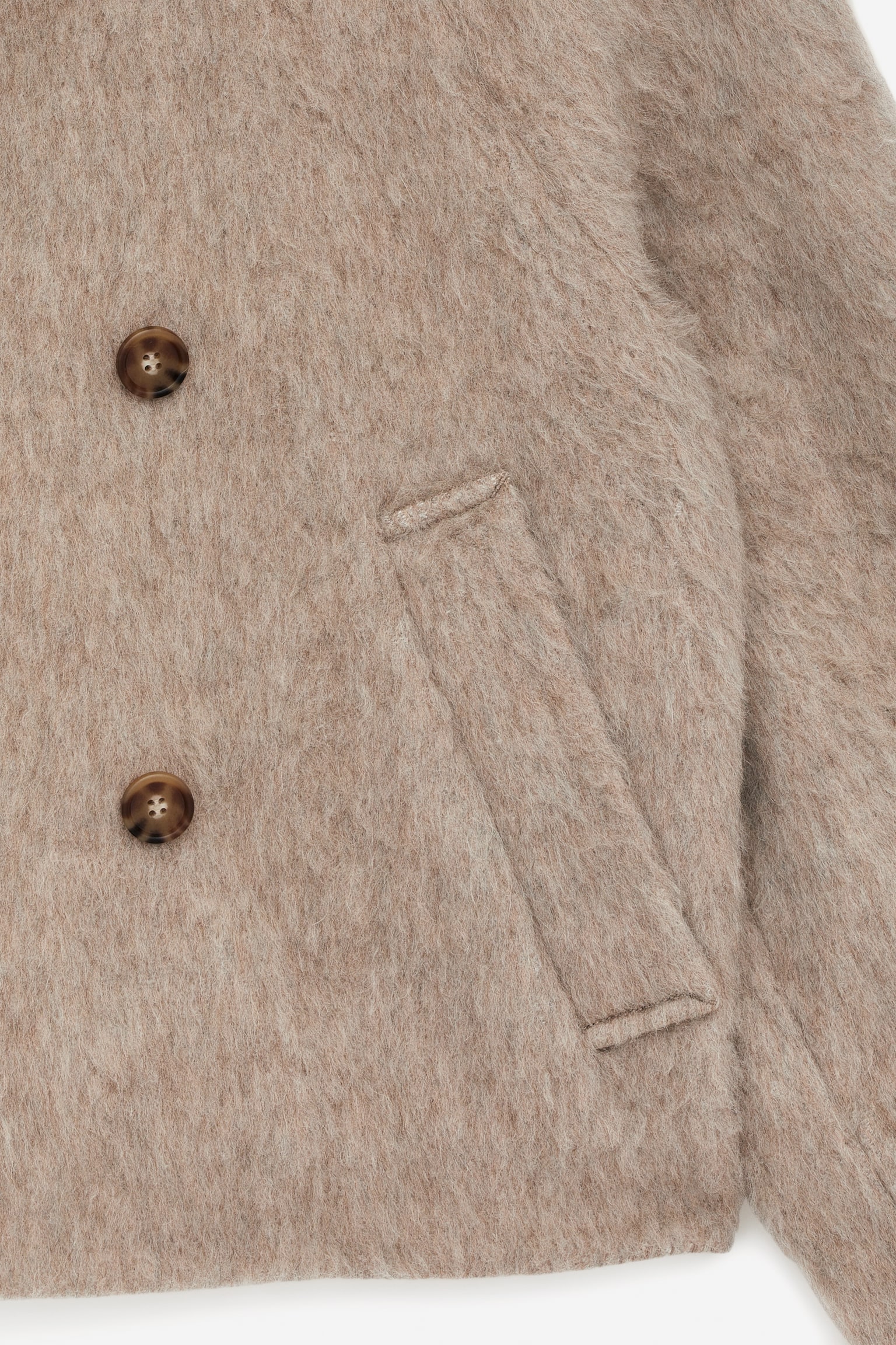 Giacca in misto lana e alpaca con collo a imbuto - Talpa - 4