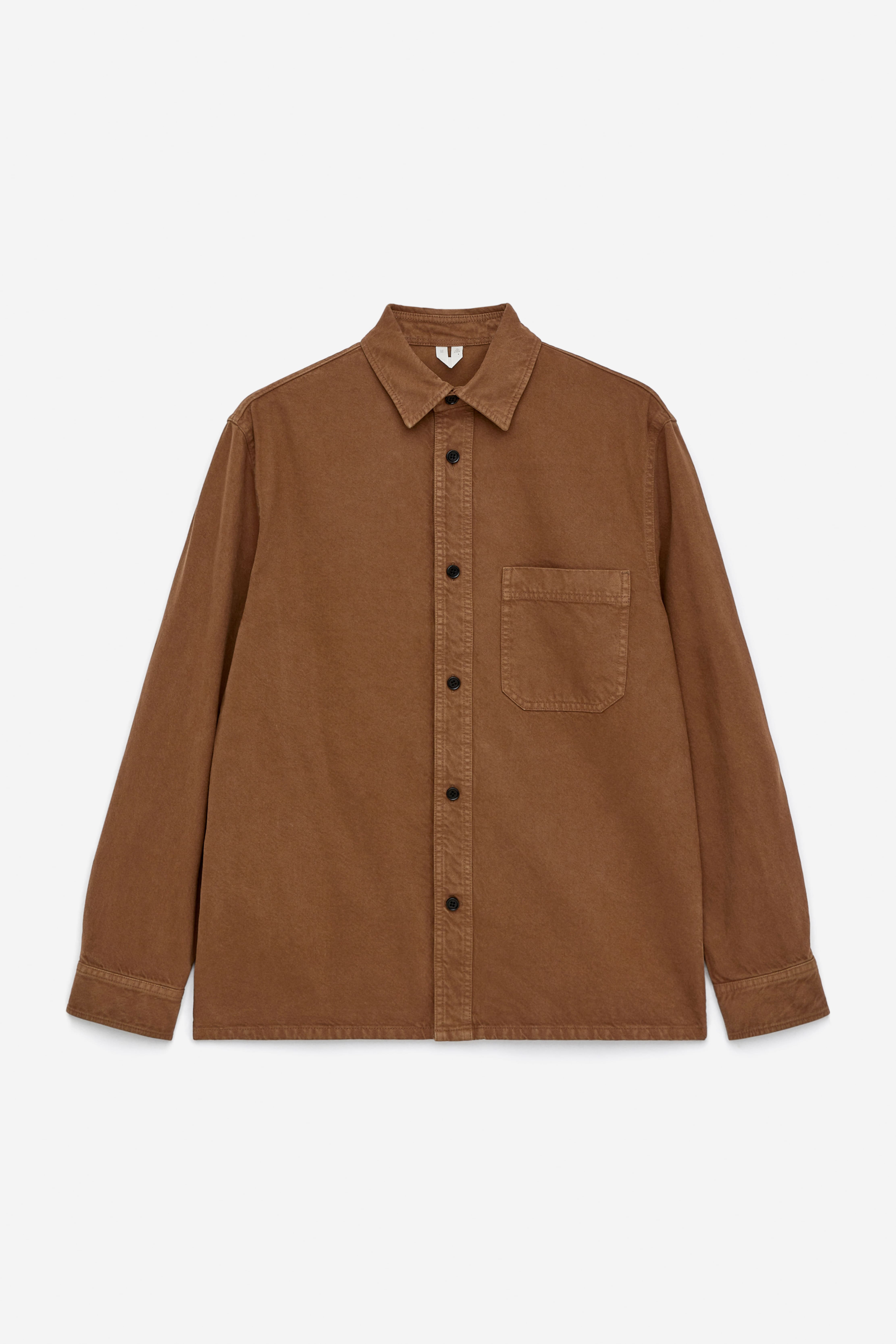 Overshirt in cotone - Marrone/Blu/Beige