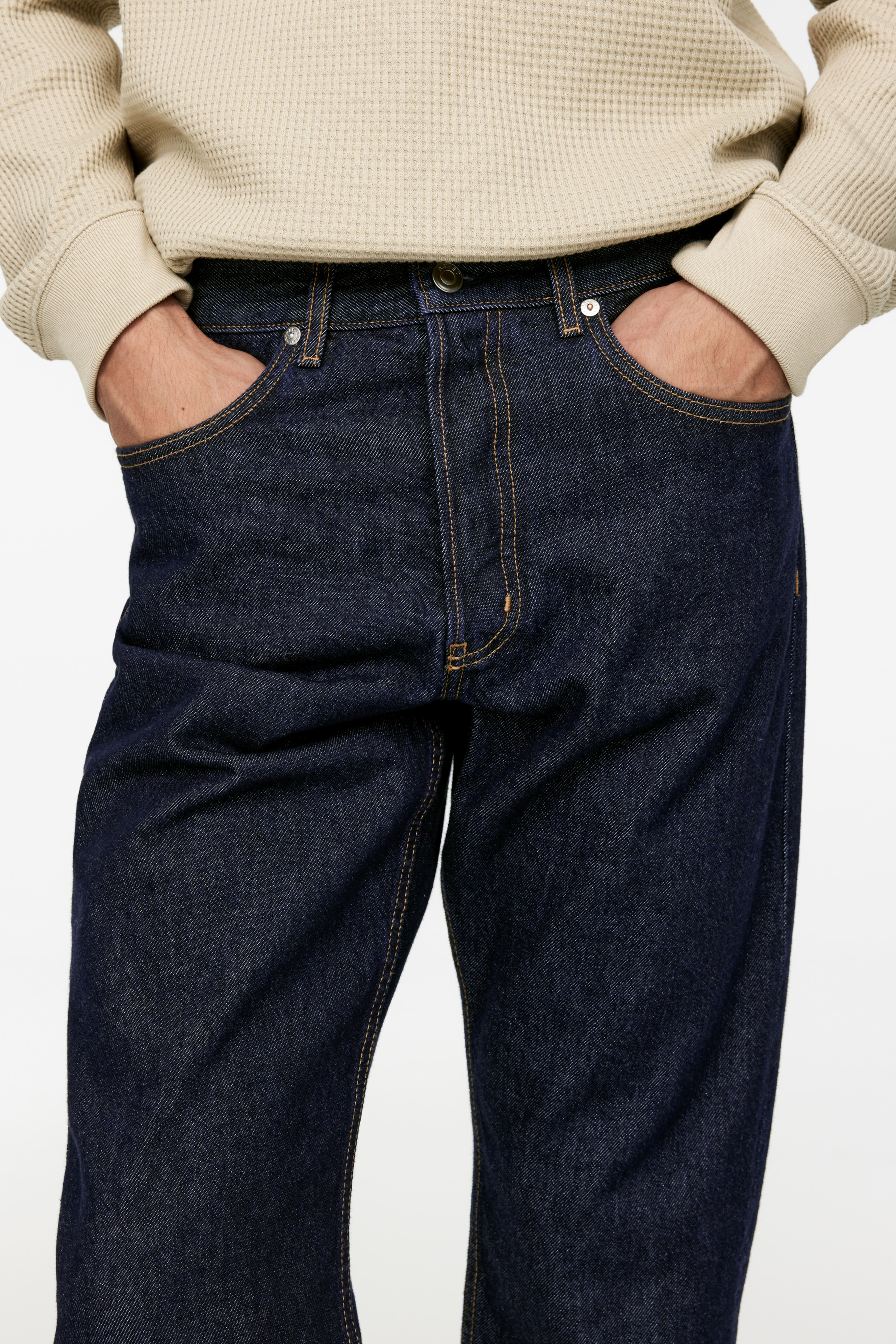 HM OCEAN Loose Straight Jeans