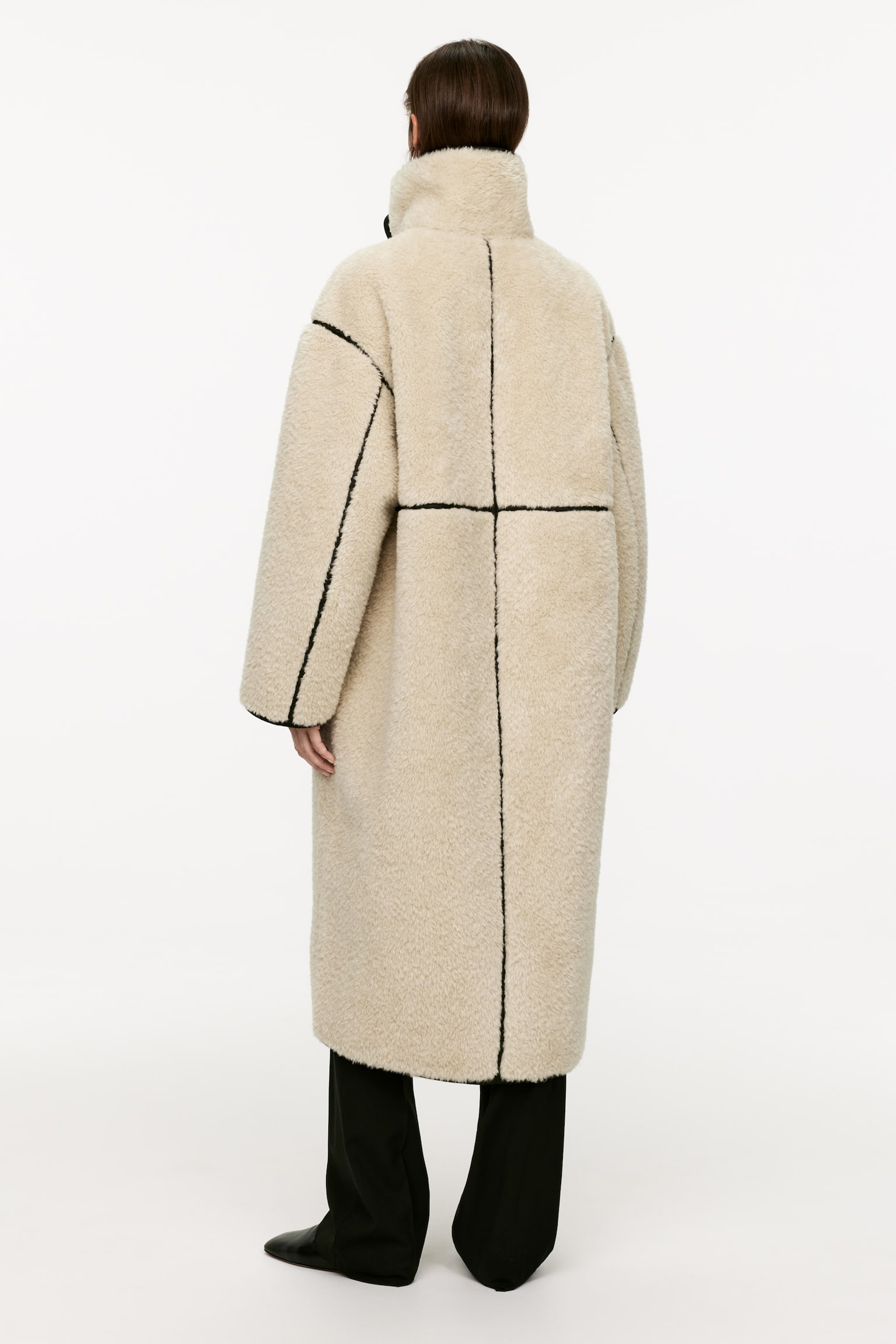 Pile Coat - Beige - 5