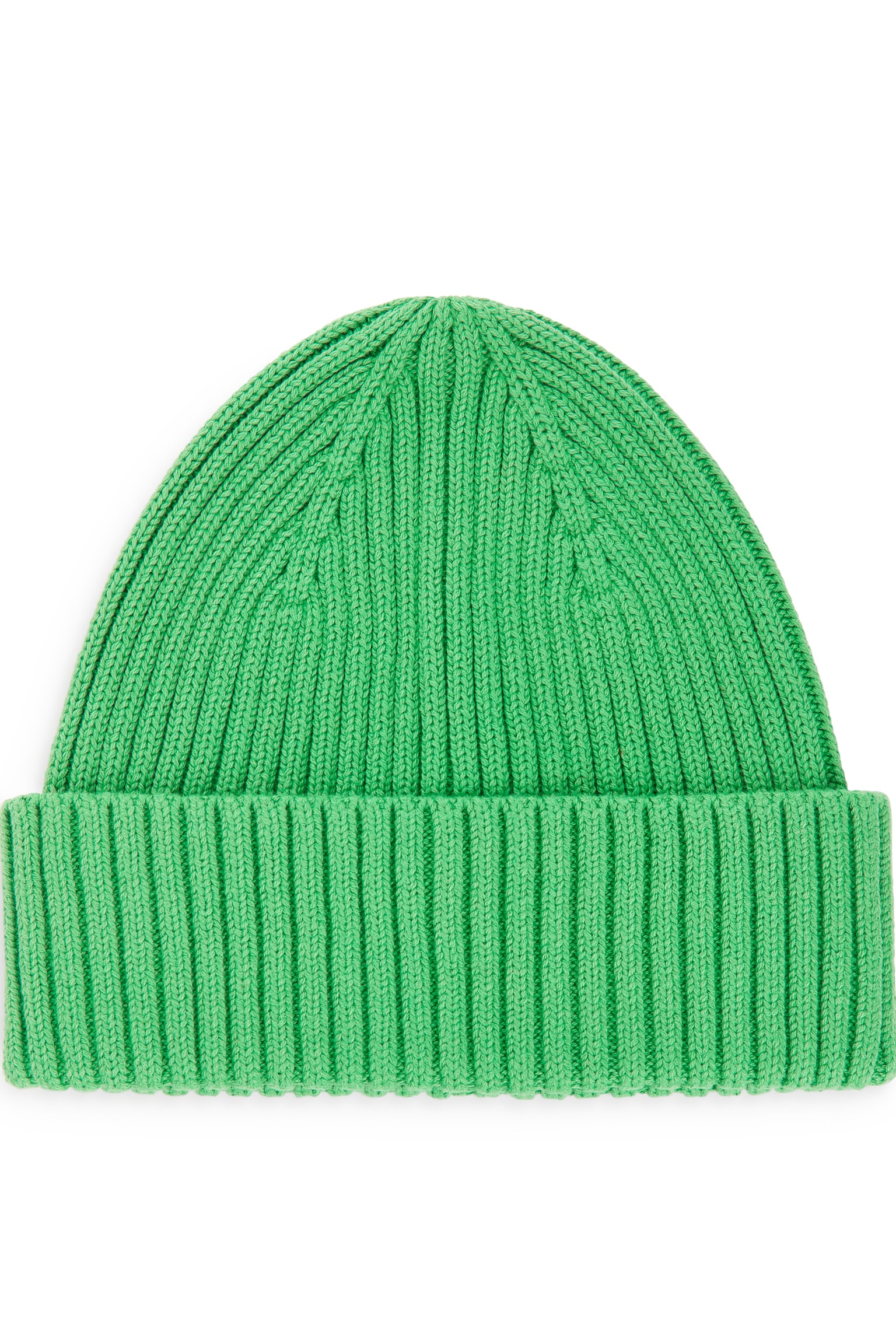 Rib Knit Beanie - Bright Green/Blue/Pink/Dark Blue/Dark Green/Lilac/Beige - 1