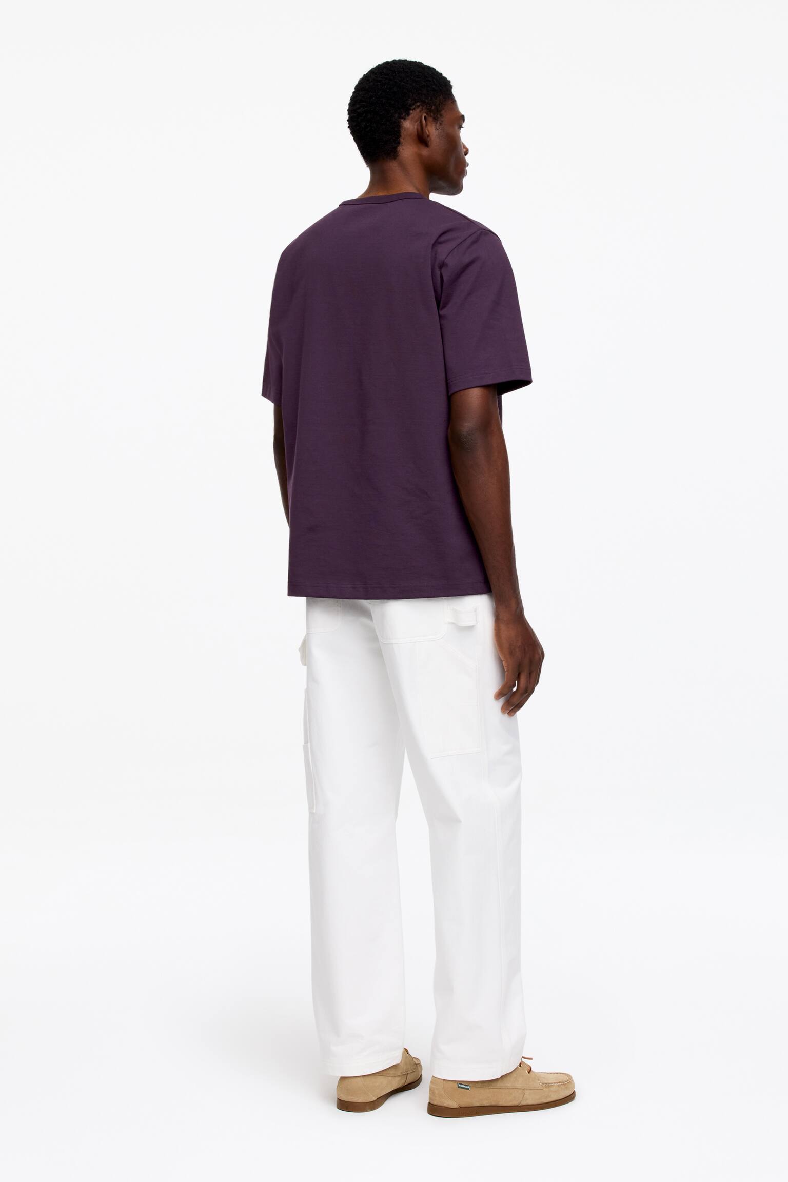 Oversized t-shirt 270 gsm - Mörklila/Grön/Mörkblå/Svart/Havre/Mörkgrön - 5