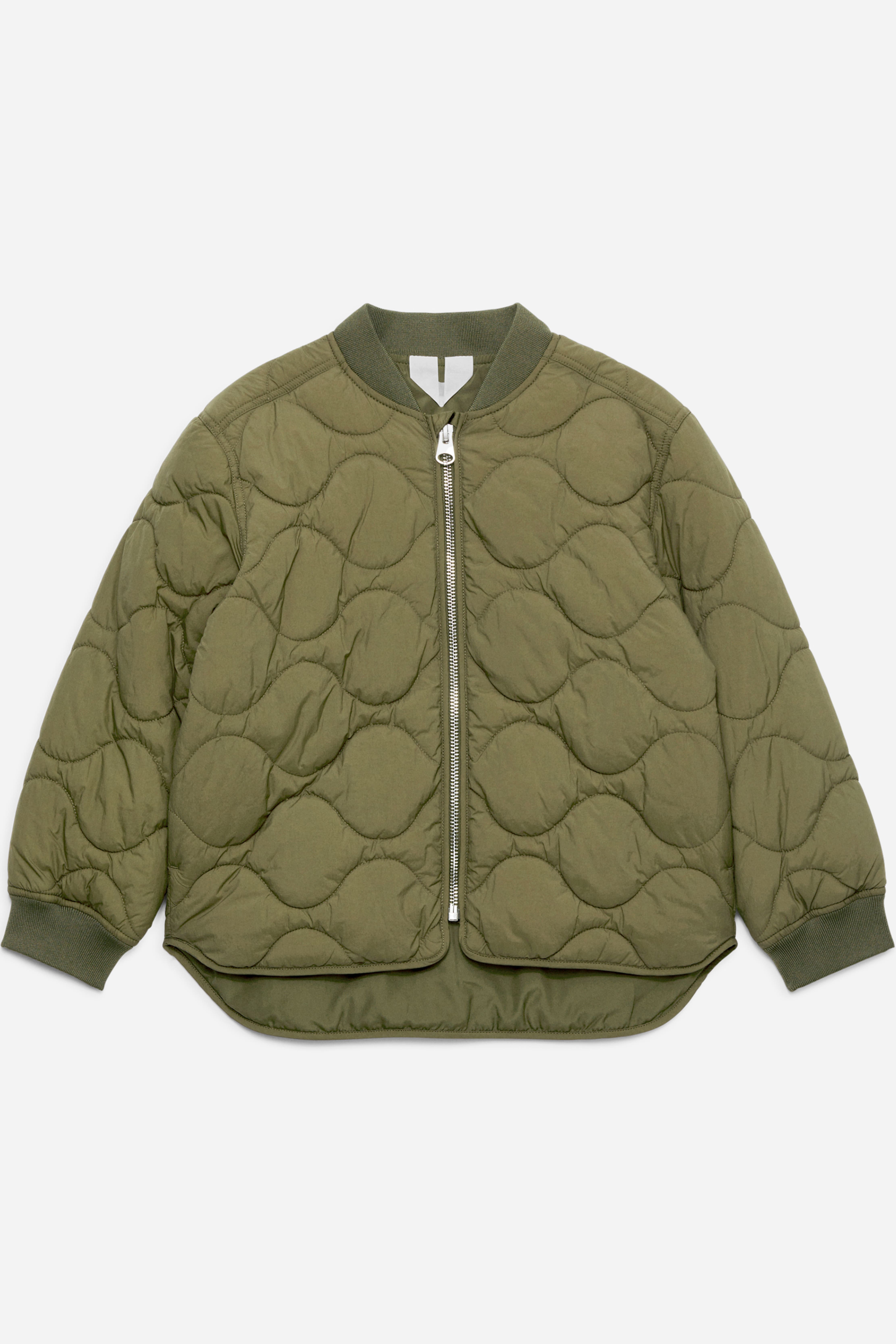 Steppjacke - Khaki/Grün/Lila/Dunkelrot