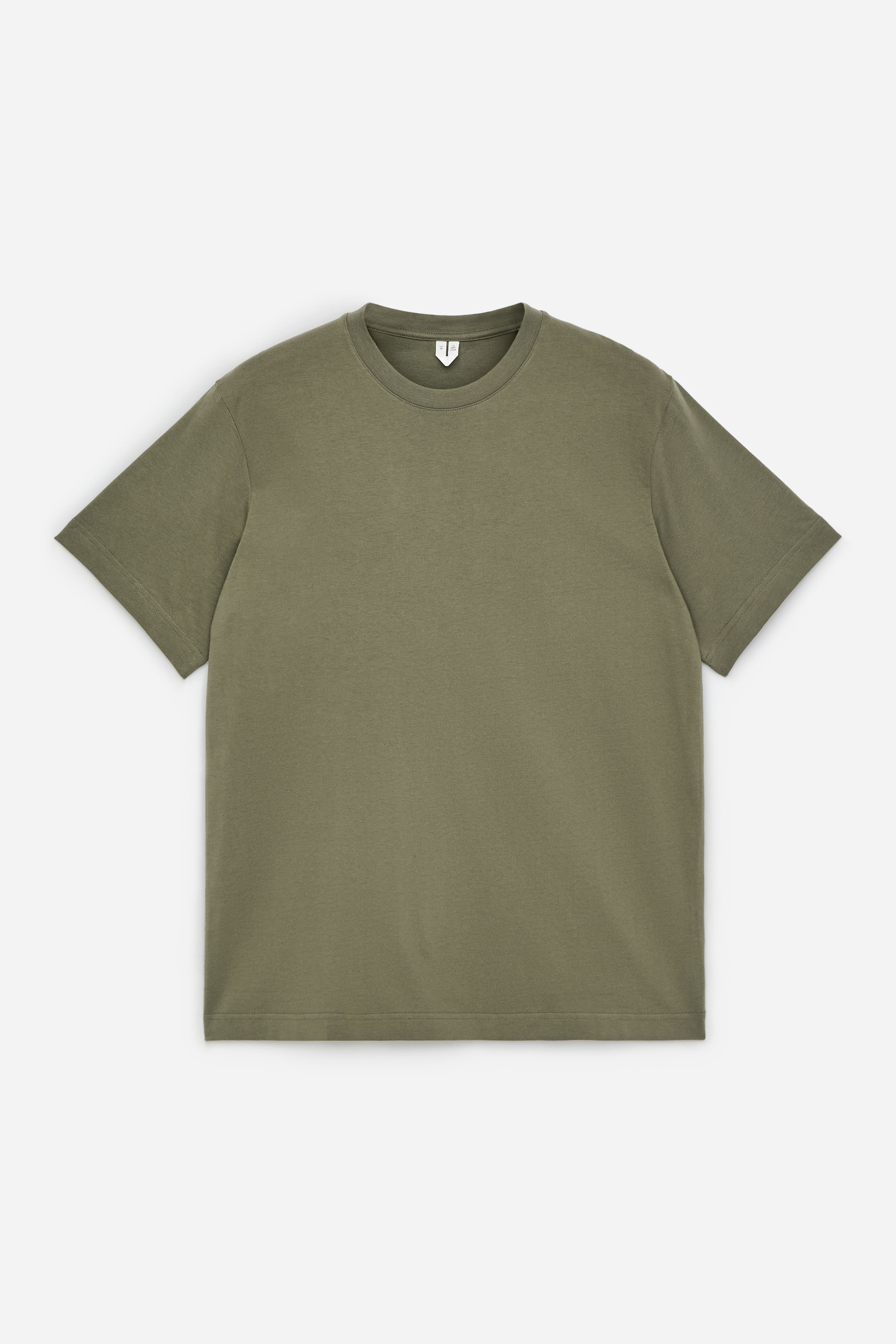 T-shirt con vestibilità rilassata da 220 GSM - Verde kaki/Bianco/Marrone/Nero/Blu scuro/Grigio chiaro mélange/Bianco sporco/Marrone scuro/Verde kaki