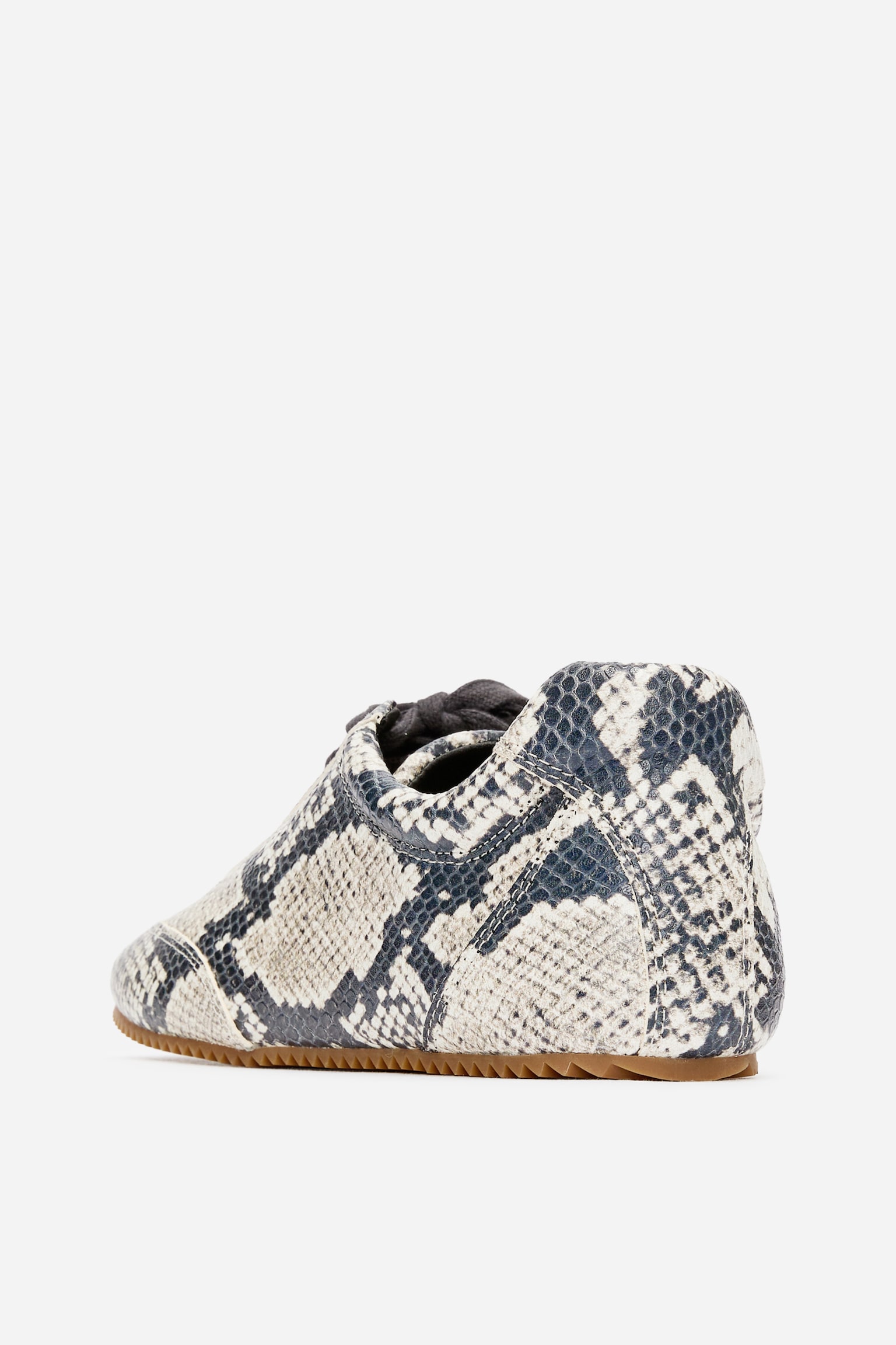 Lädersneakers - Flerfärgad/ormmönster - 4
