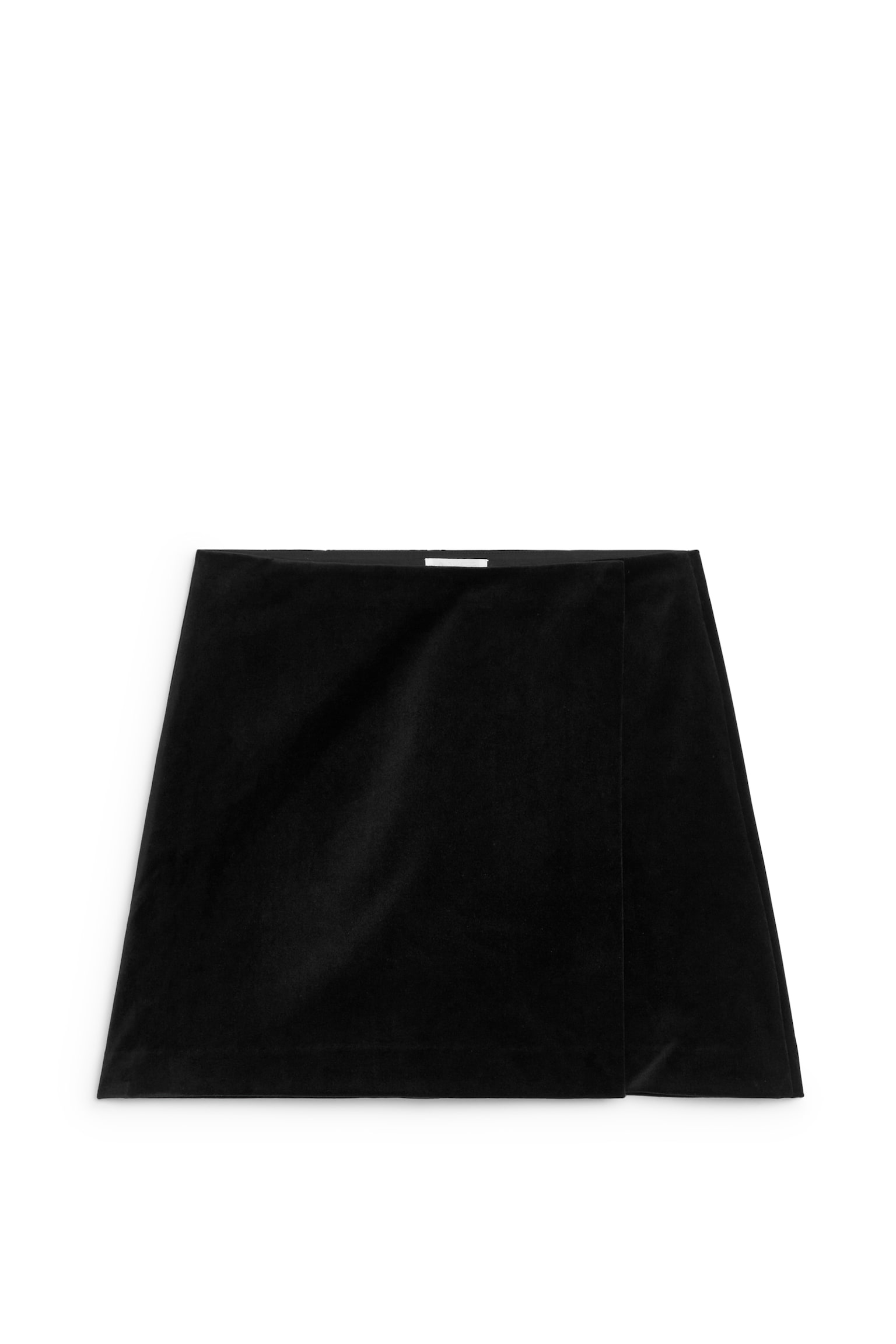 Mini Velvet Skirt - Black