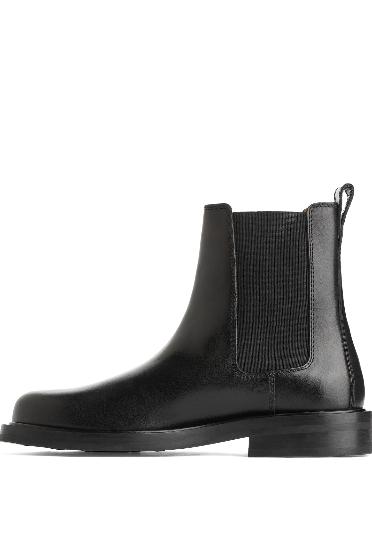 Leather Chelsea Boots - Black - 5