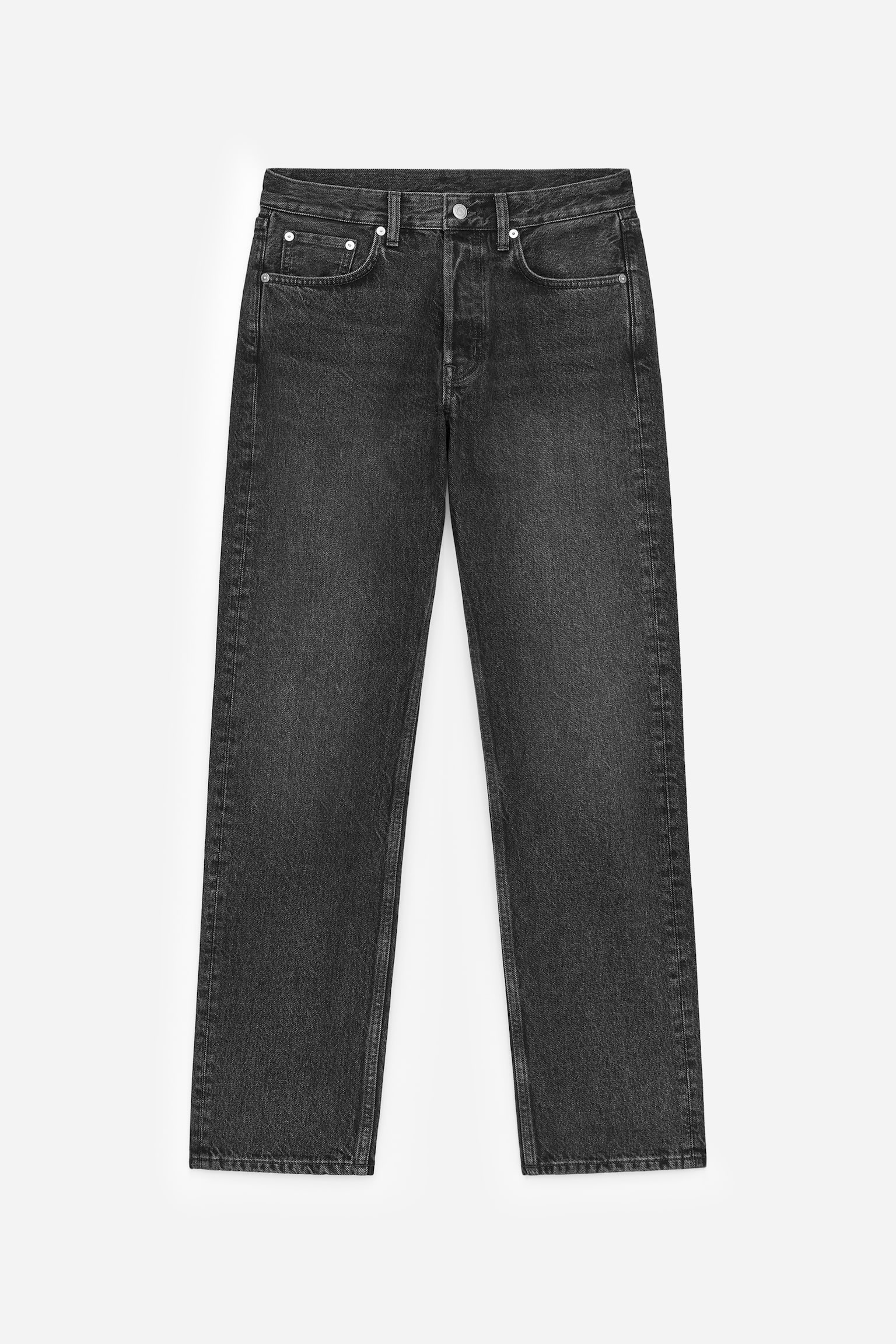 SNOW Straight Jeans - Schwarz/Cremeweiß/Weiß/Mittelblau/Taubenblau - 2