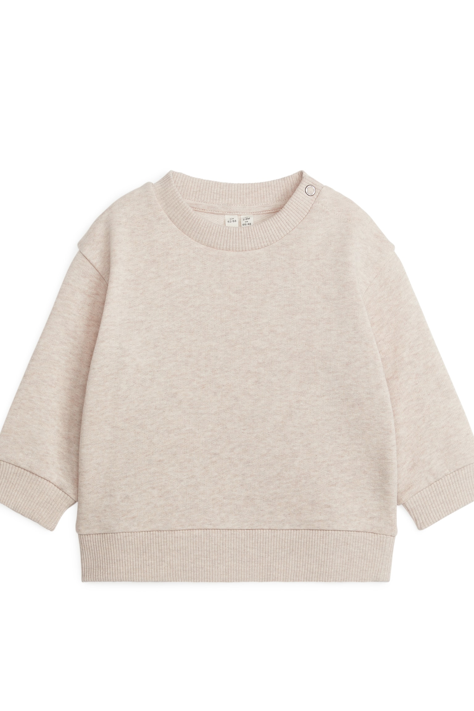 Cotton Sweatshirt - Beige/Grey/Lilac/Red - 1