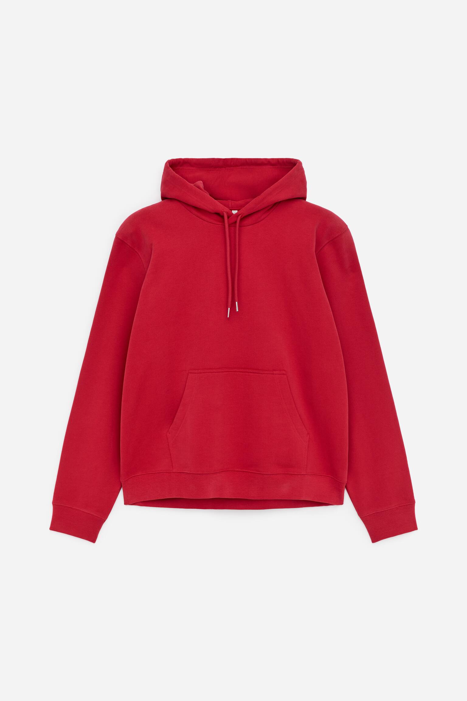 Sweatshirt mit Kapuze - Rot/Graumeliert - 2