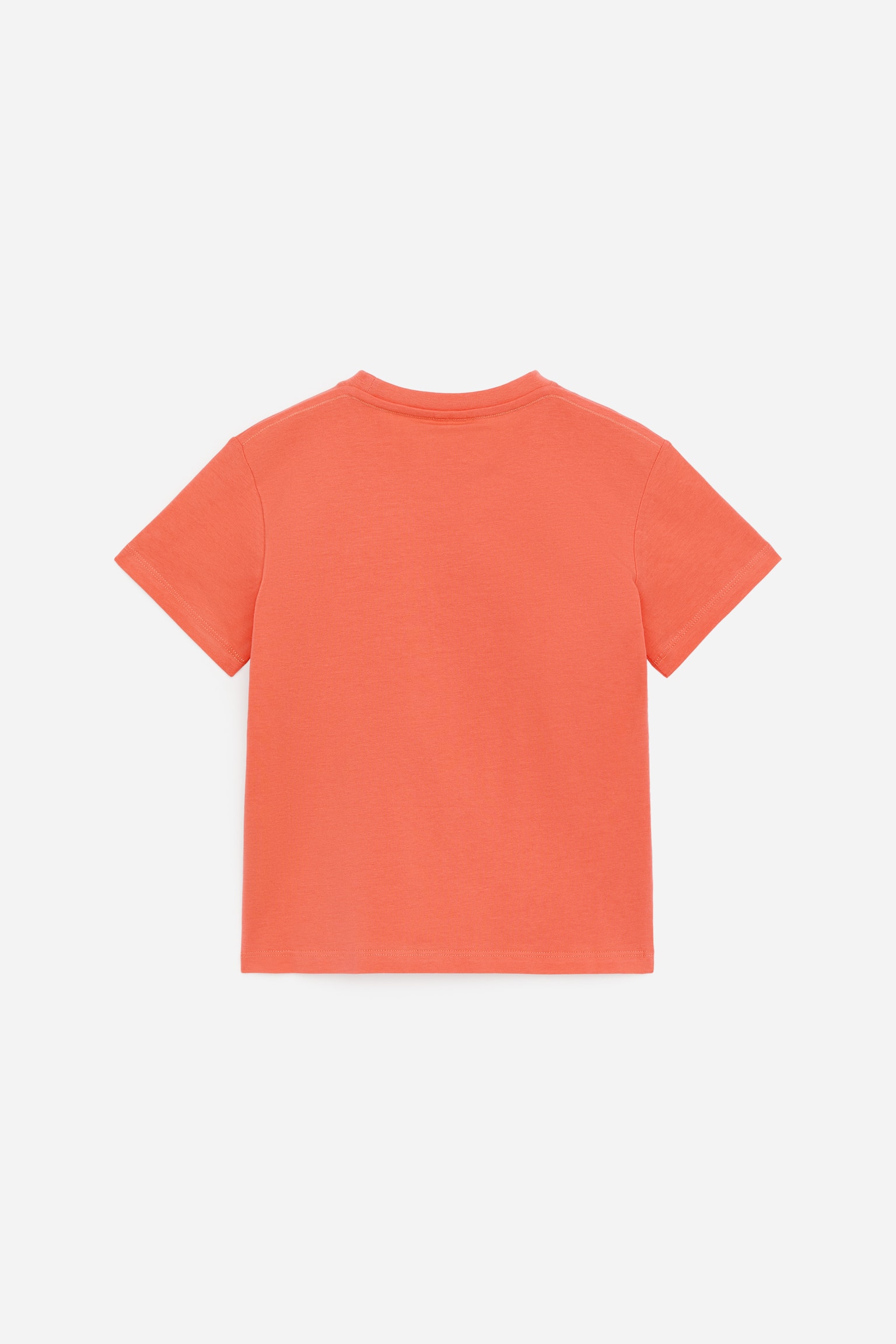 Tričko s kulatým výstřihem - Prašná oranžová/Lila/Tmavě modrá/Grey Melange/White - 2