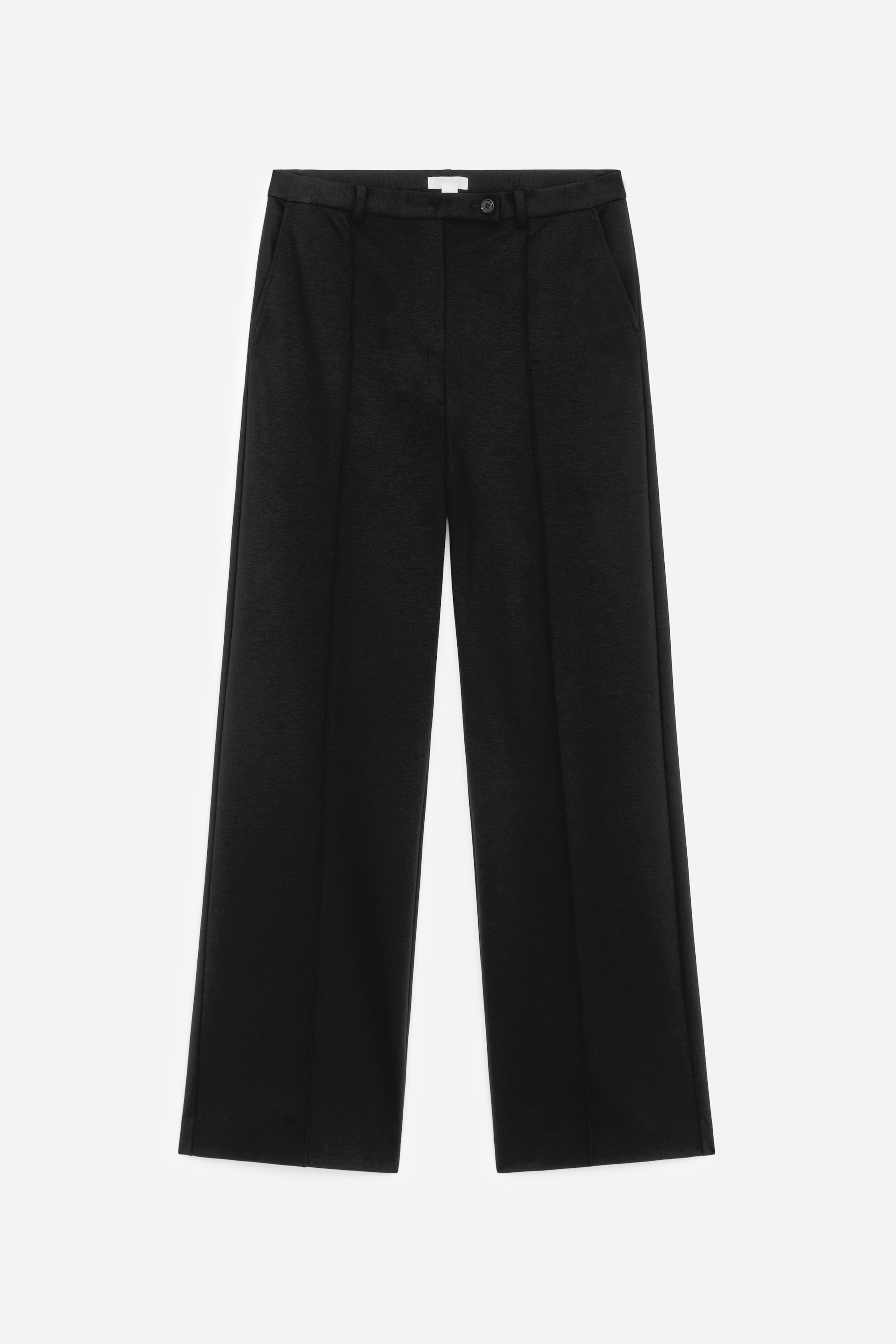 Pintuck Trousers - Black