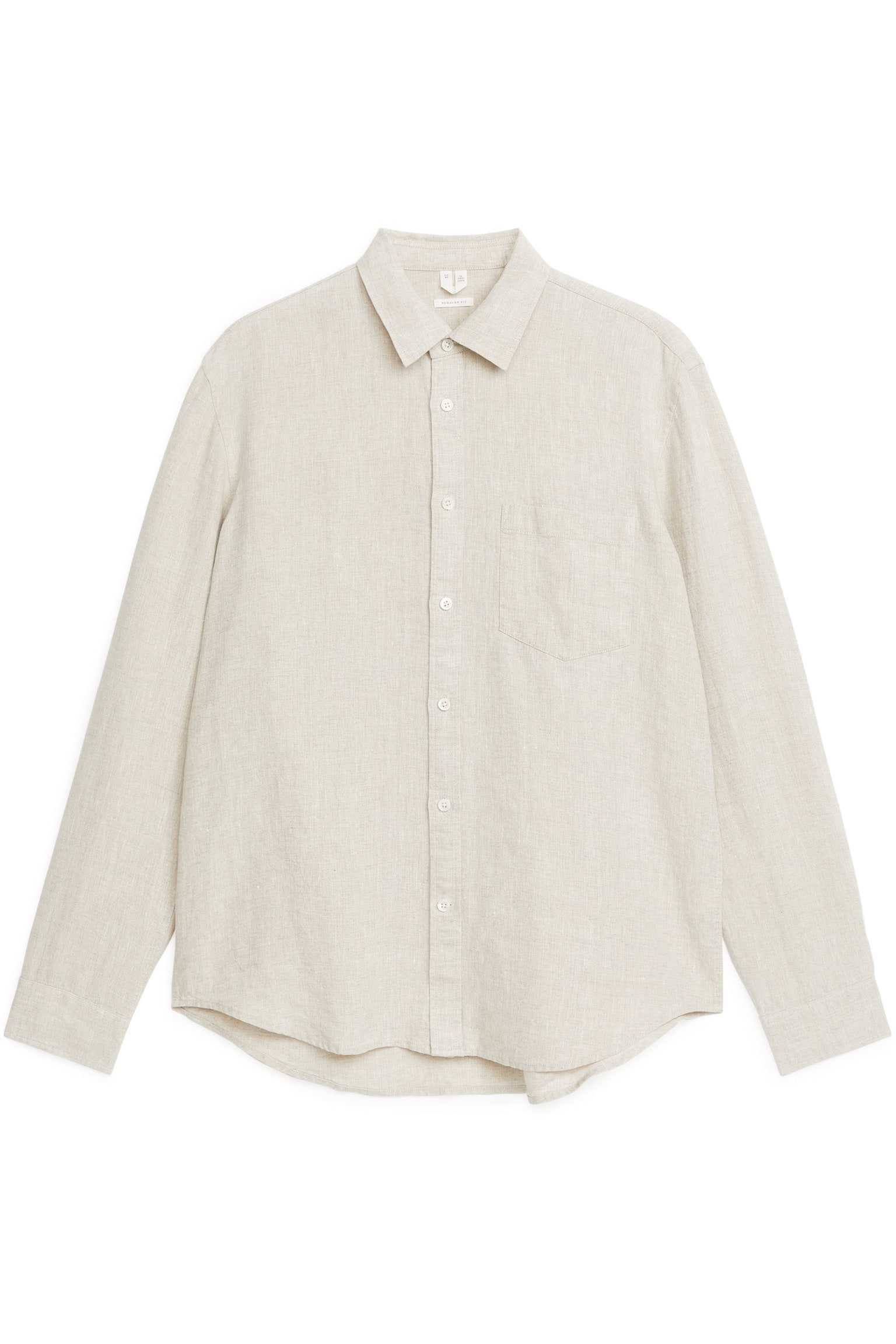 Regular-Fit Linen Shirt - Beige/Dark Blue/Soft Green Melange/Dark Mole Melange/White/Mole/Dark Green/Off-White - 1