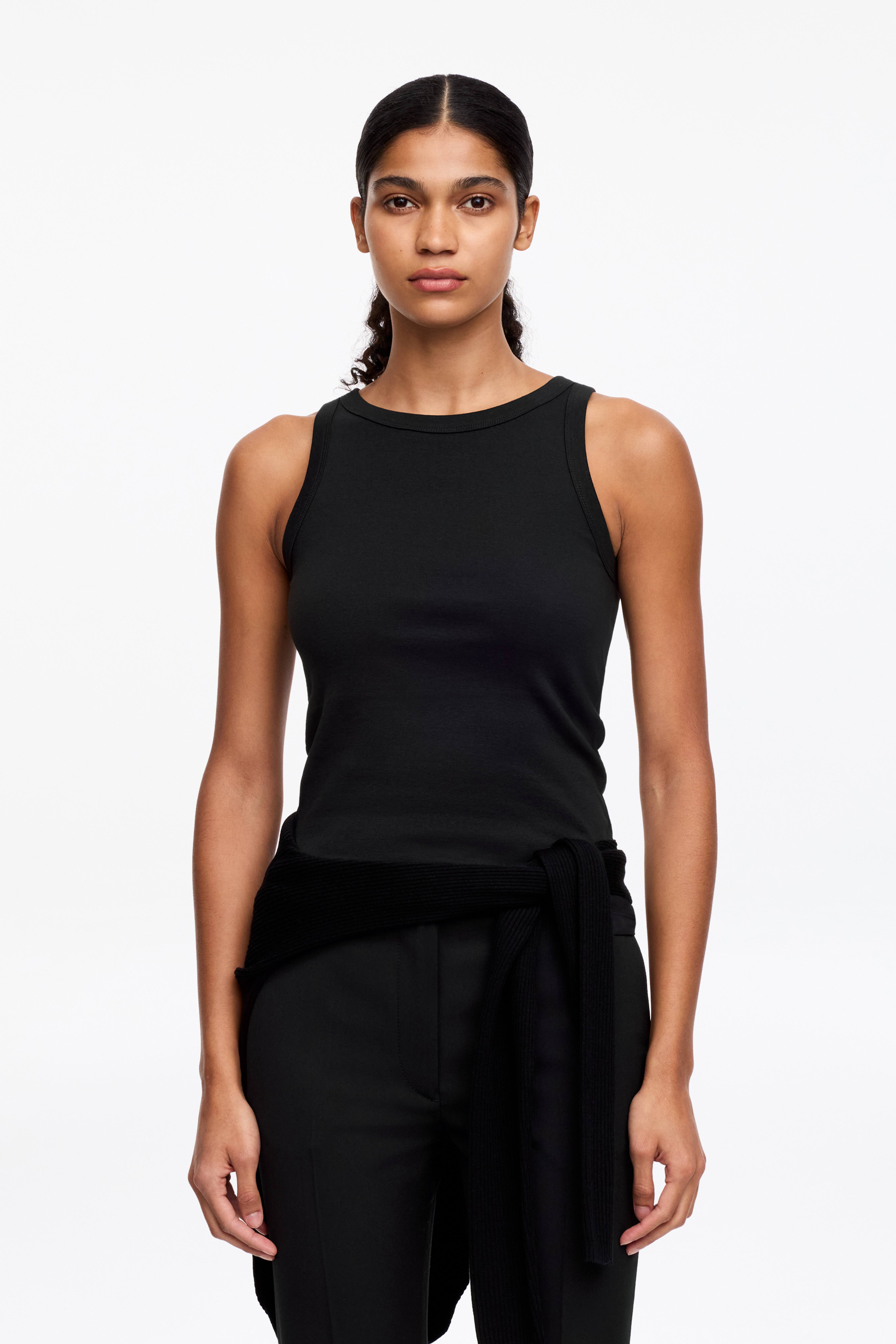 Canotta a coste - Nero/Grigio/Bianco