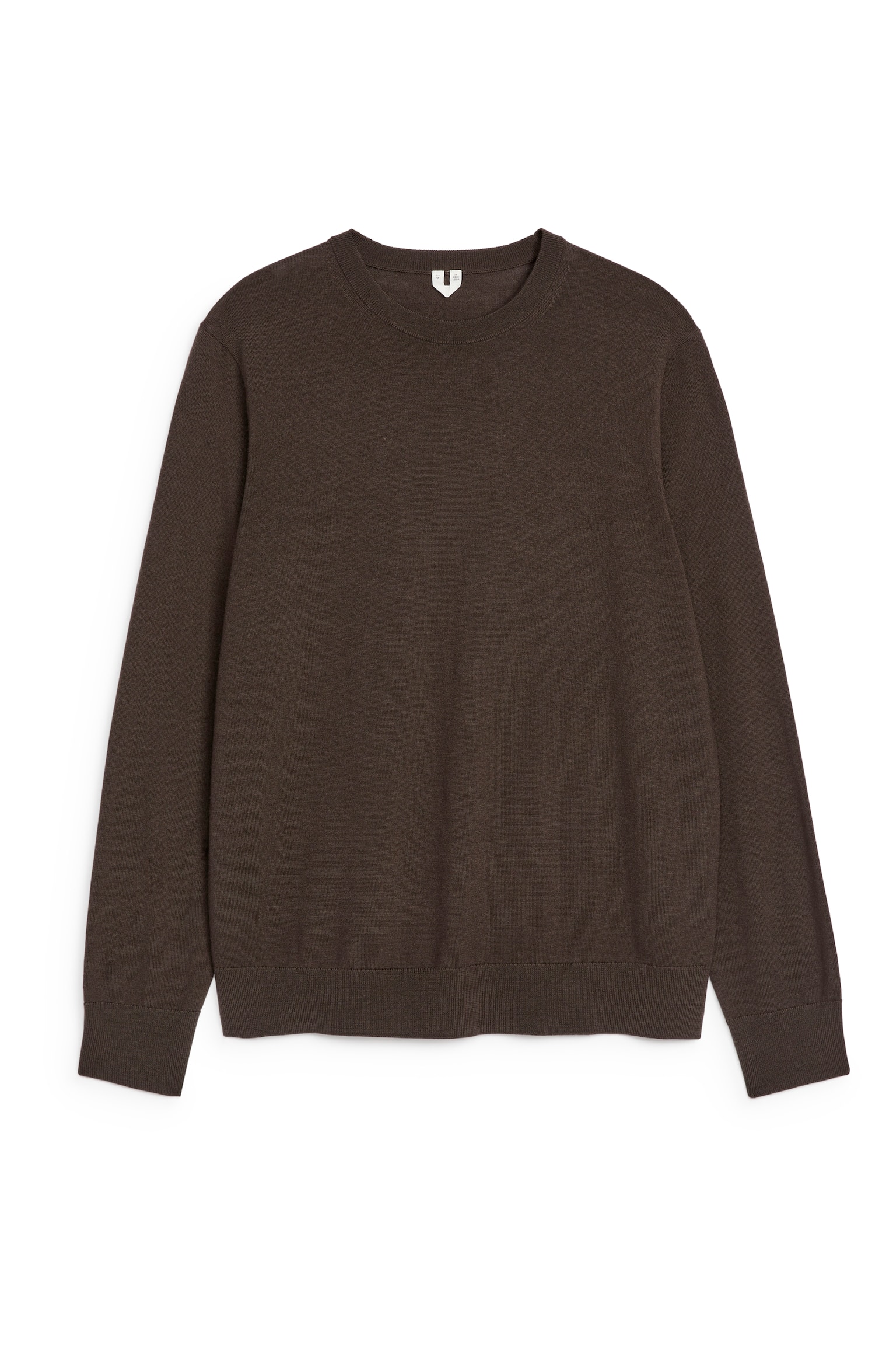 Fine Knit Merino Jumper - Dark Brown/Dark Blue/Dark Green/Black/Grey Melange/Khaki Green - 2