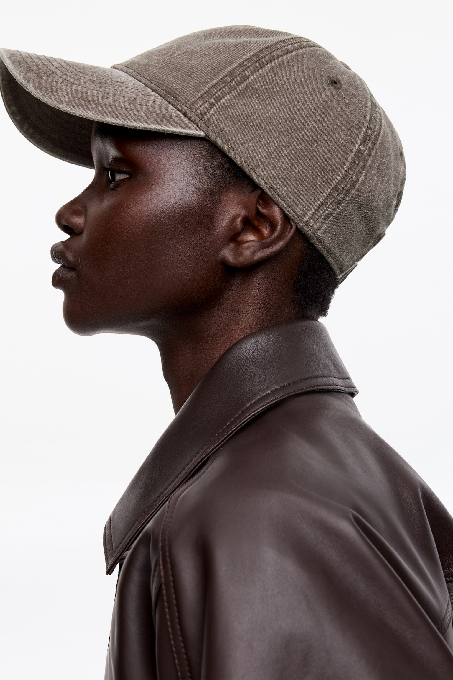 Pesty puuvillalippis - Pesty ruskea/Sininen - 1