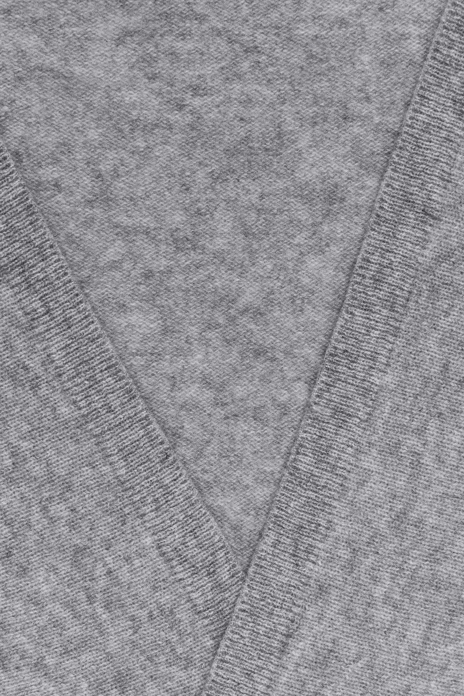 Schal aus Kaschmir - Grau/Cremeweiß - 4