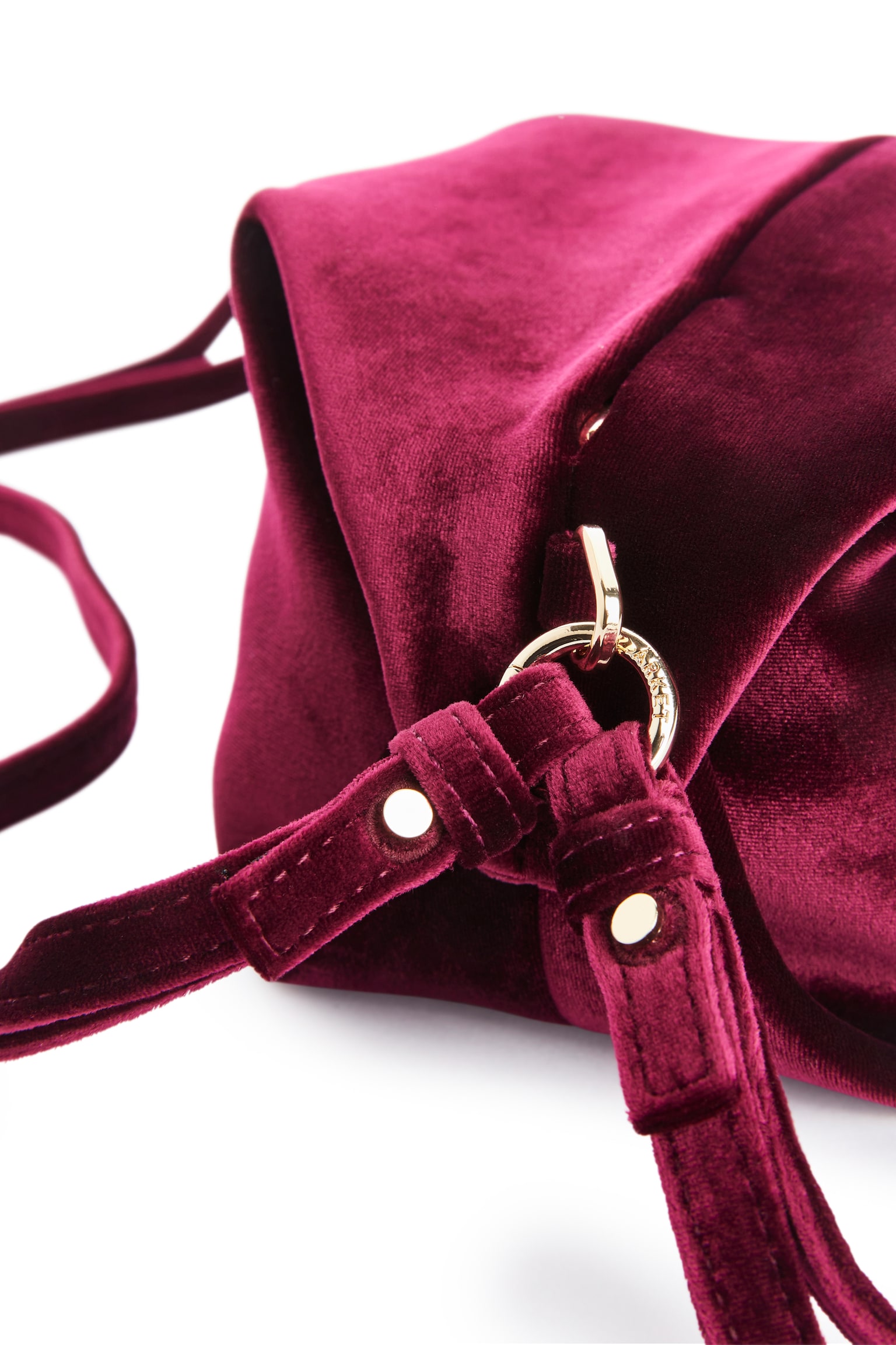 Velvet Mini Bag - Burgundy - 3