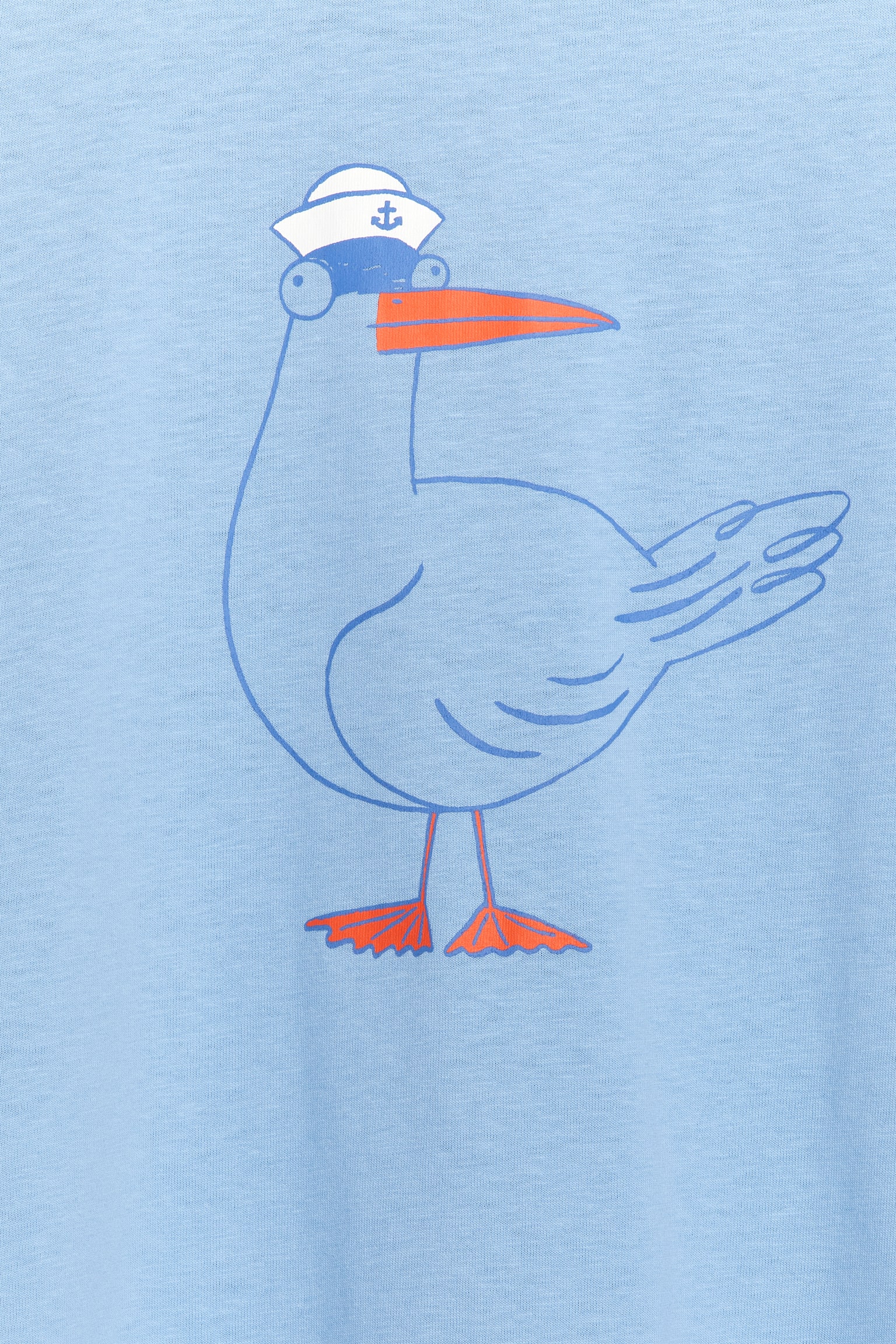 Oversized T-Shirt - Light Blue/Seagull/Lilac - 3