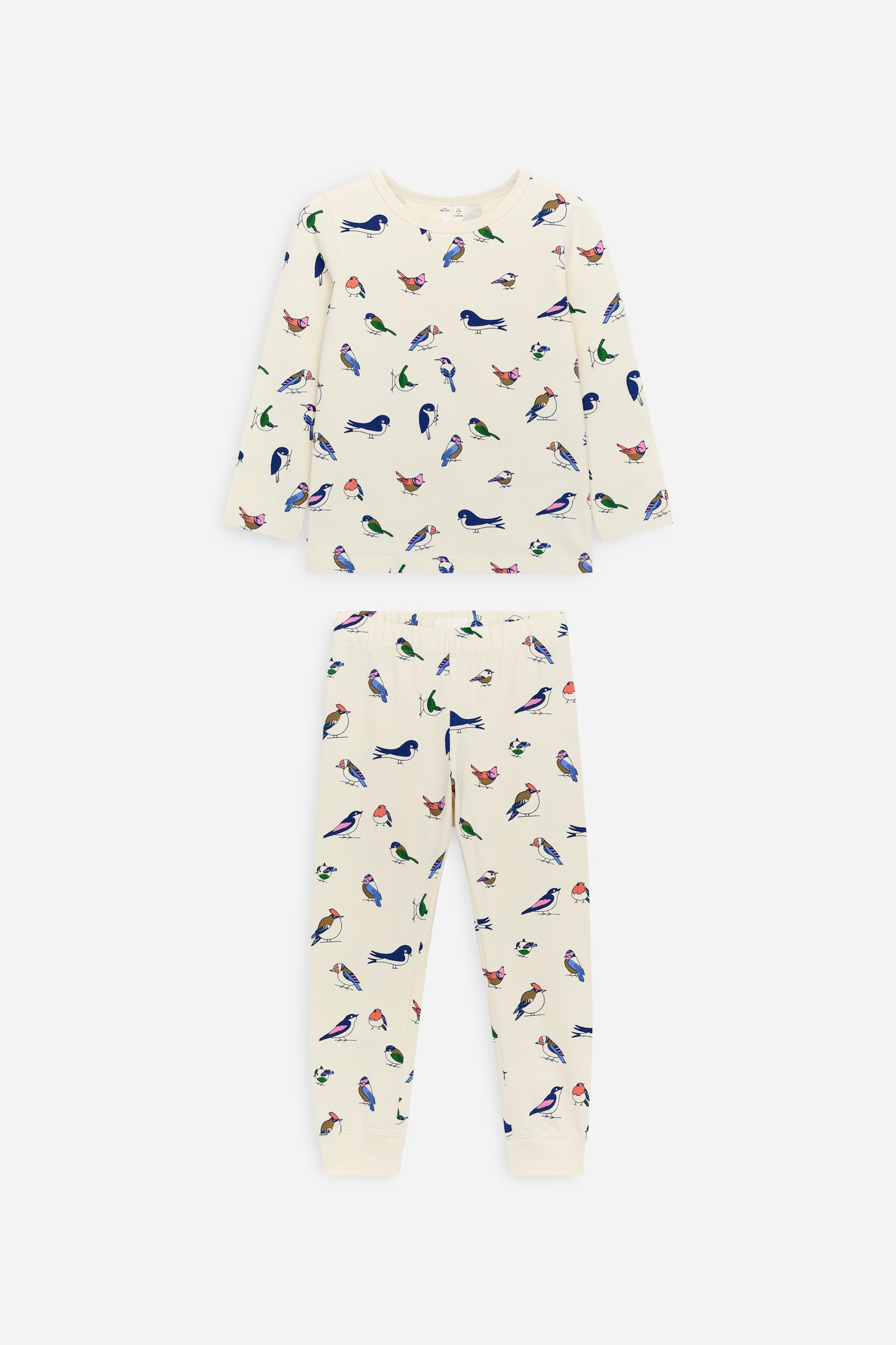 Jersey-Pyjama - Eierschalenweiß/Rosa/Herzen/Blau/Orange/Blau/Weiß/Rosa/Orange/Cremeweiß/Sterne