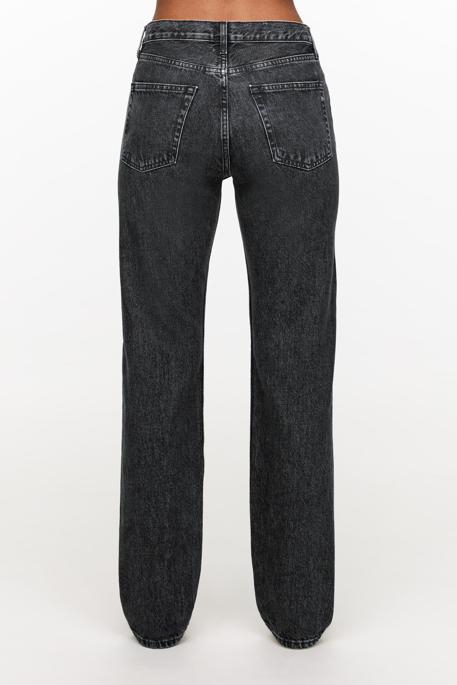 SNOW Slim Straight Jeans - Medium Grey - 8