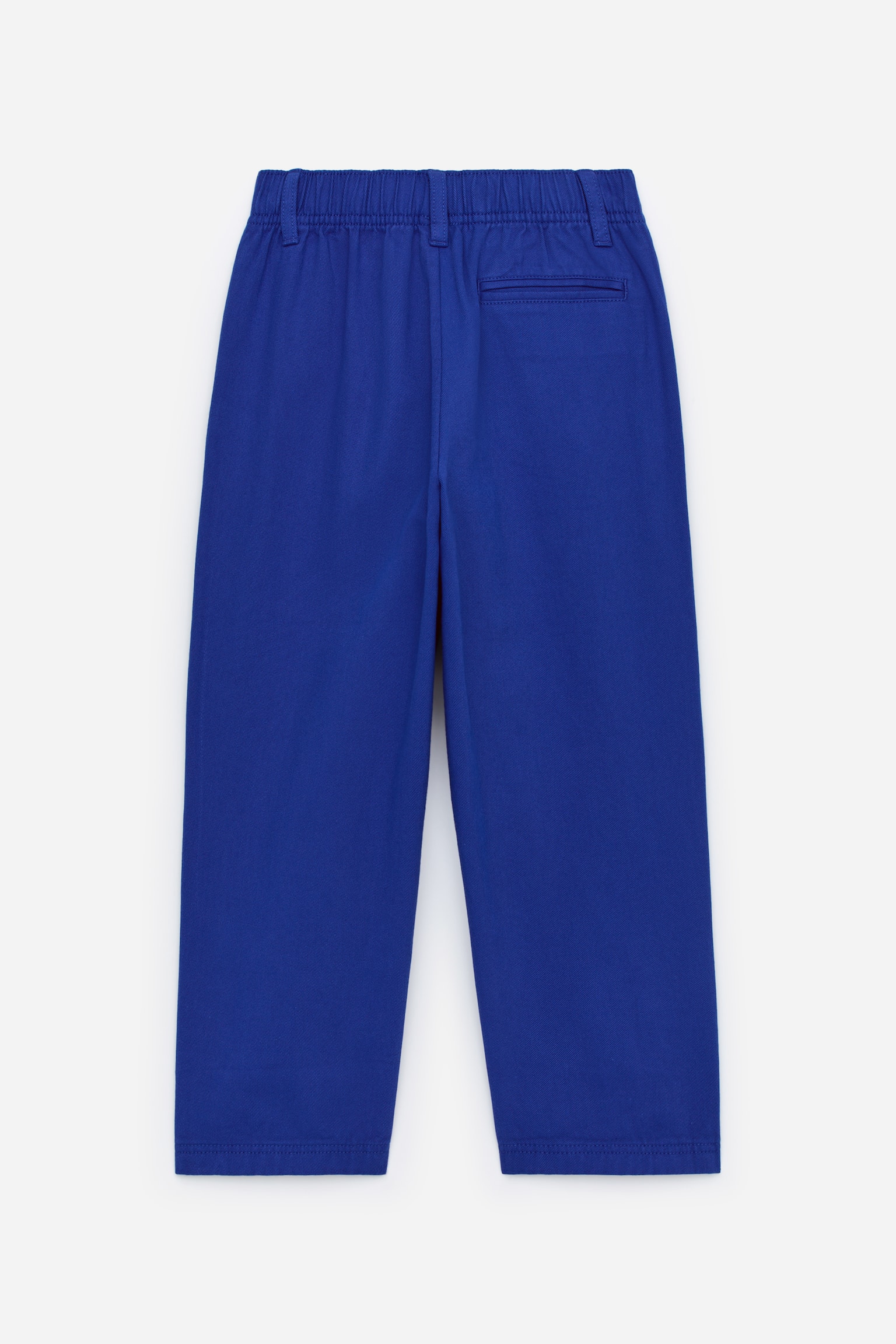 Baumwoll-Chino mit schmal zulaufendem Bein - Knallblau/Dunkelblau/Beige - 3