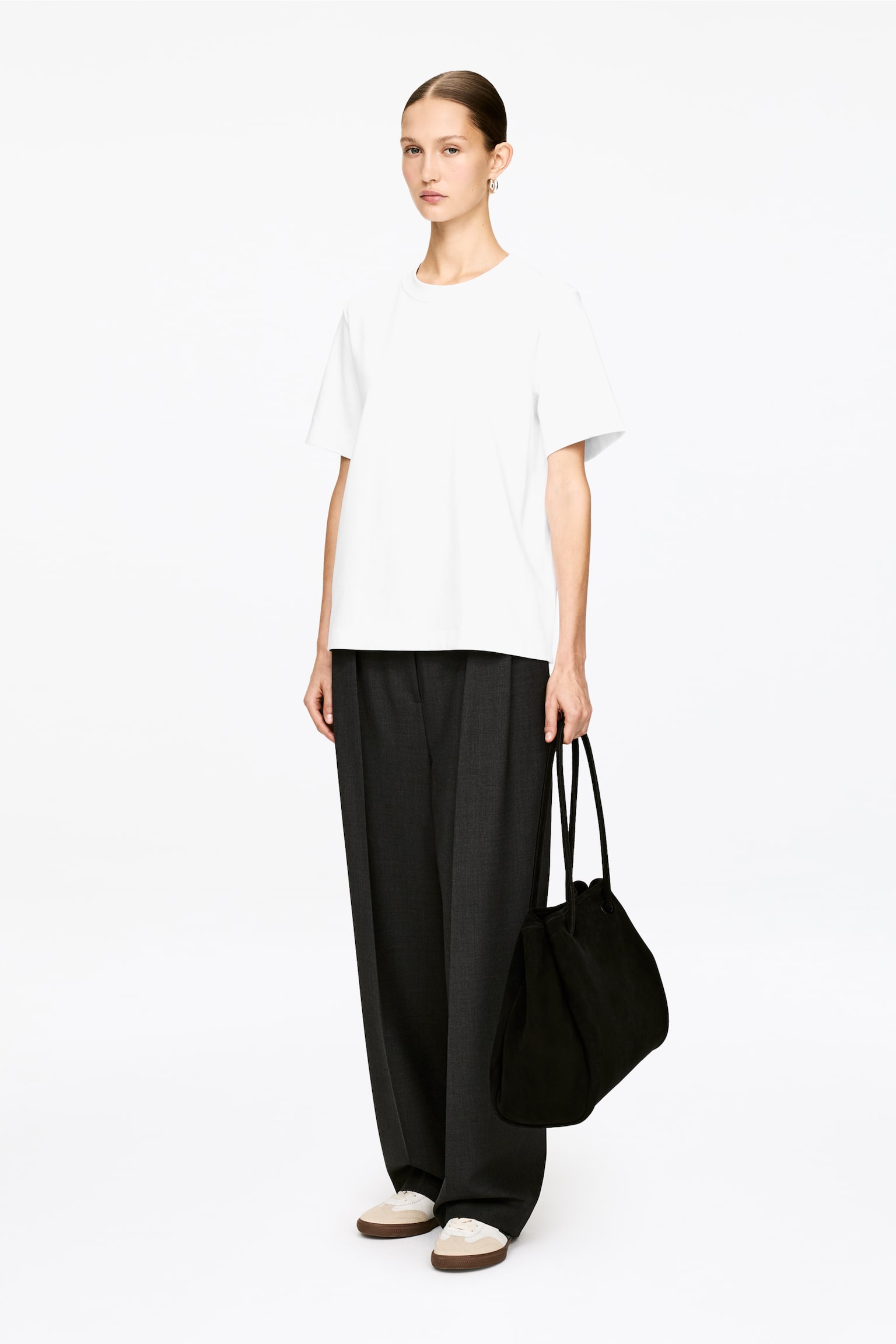 PEARL Schweres T-Shirt - Weiß/Schwarz/Graumeliert/Hellbeige/Rosa/Burgunderrot/Dunkelbraun - 7