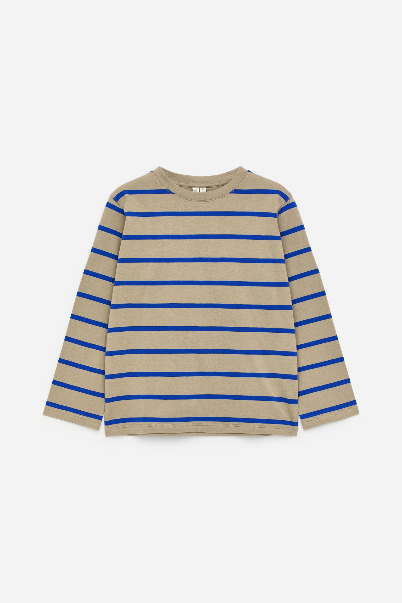 Langarmshirt - Beige/Blau/Blau/Grün/Dunkelgrün - 1