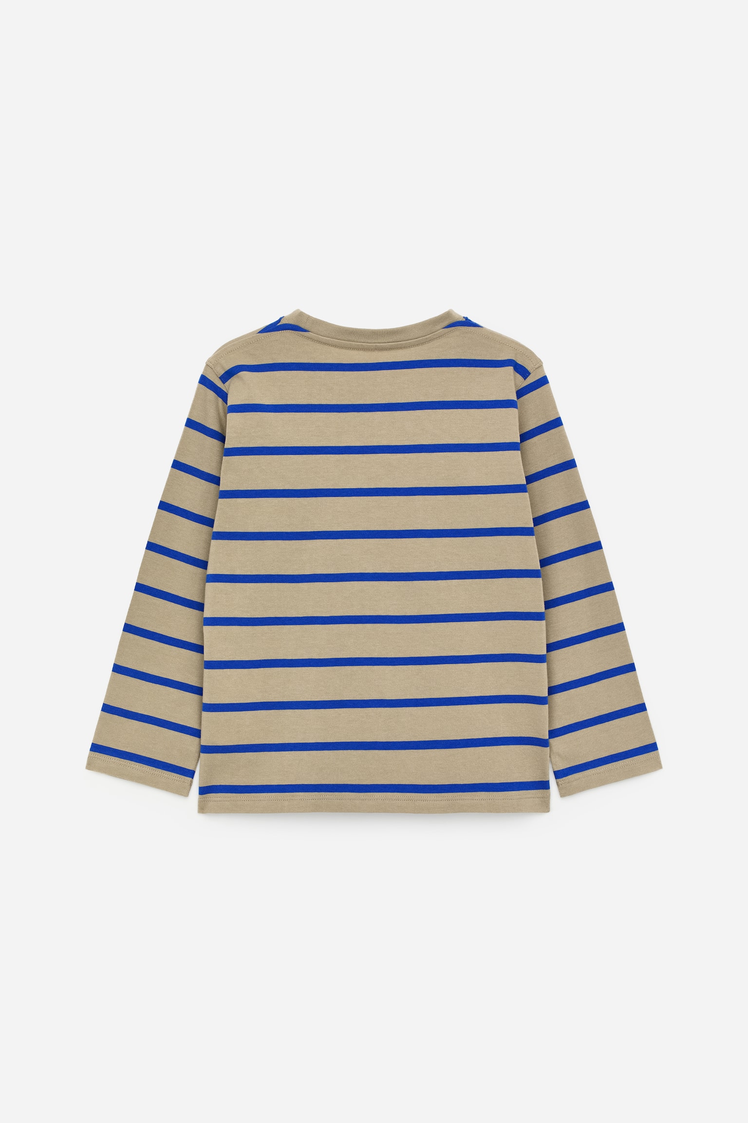 Langarmshirt - Beige/Blau/Blau/Grün/Dunkelgrün - 3