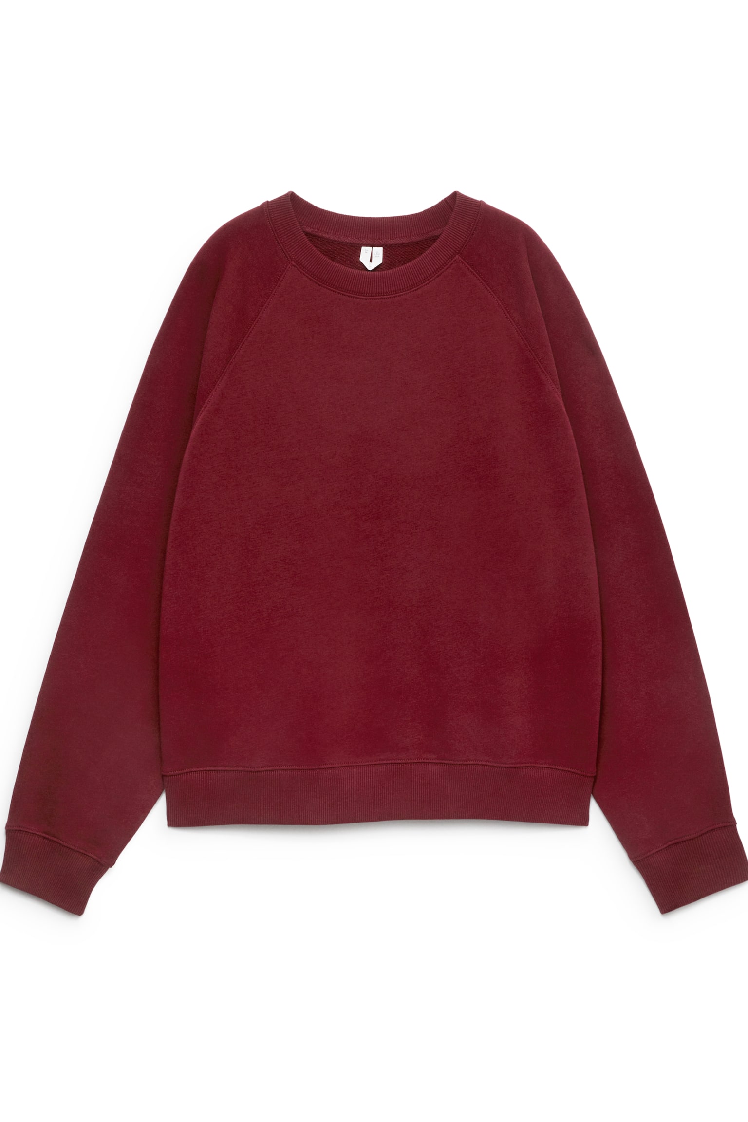 Soft French Terry Sweatshirt - Burgundy/Red/Dusty Pink/Dark Khaki Green/Grey Melange/Dark Blue/Light Blue - 2