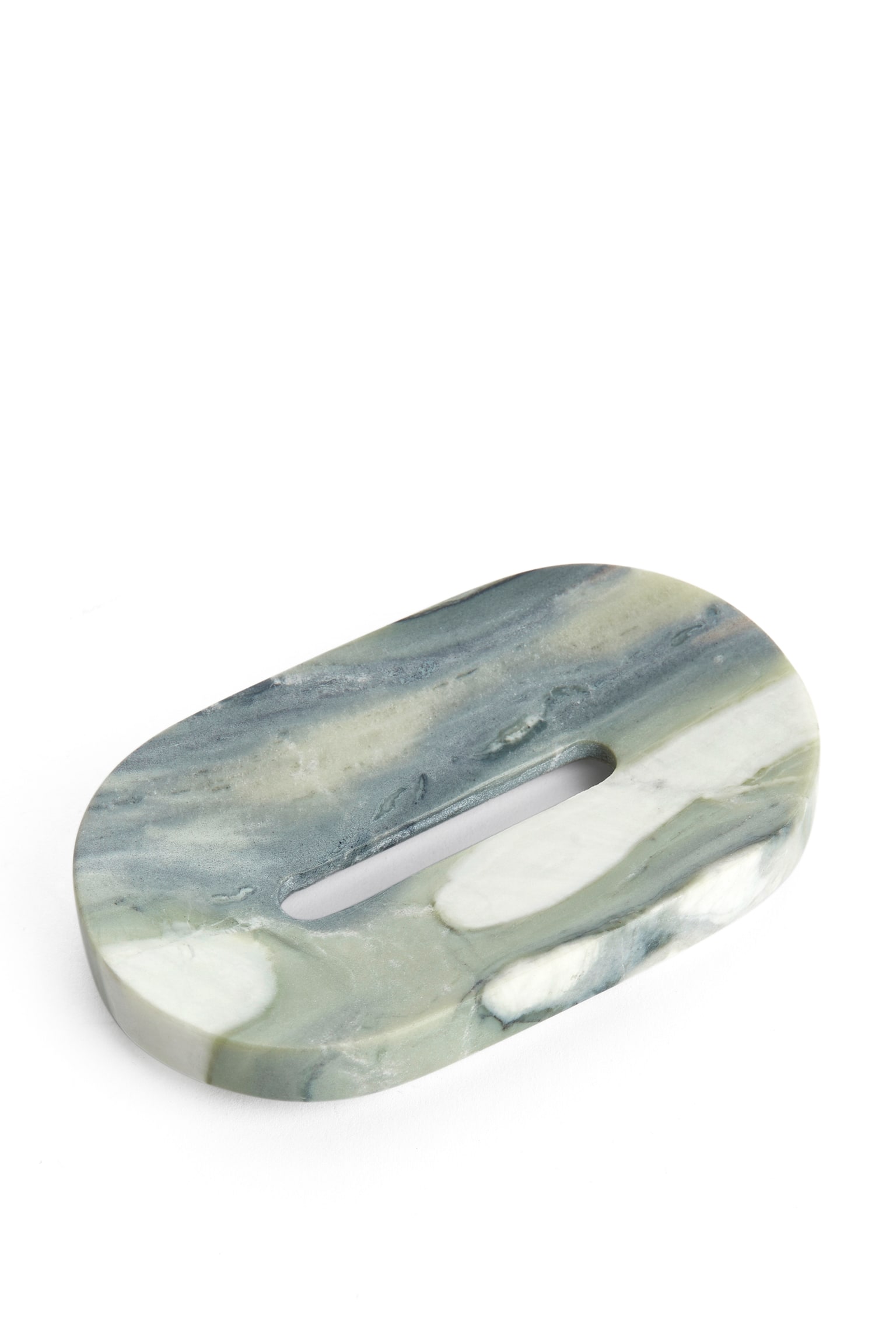 Marble Soap Dish - Grey Melange/Beige - 7