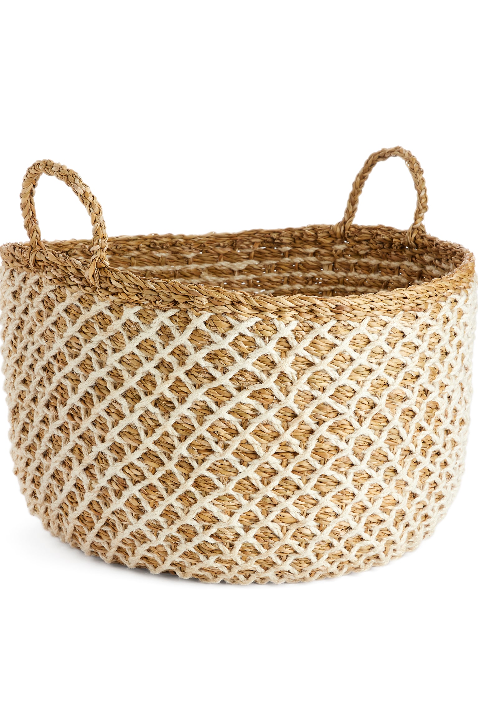 Large Storage Basket - Beige/Off White - 2