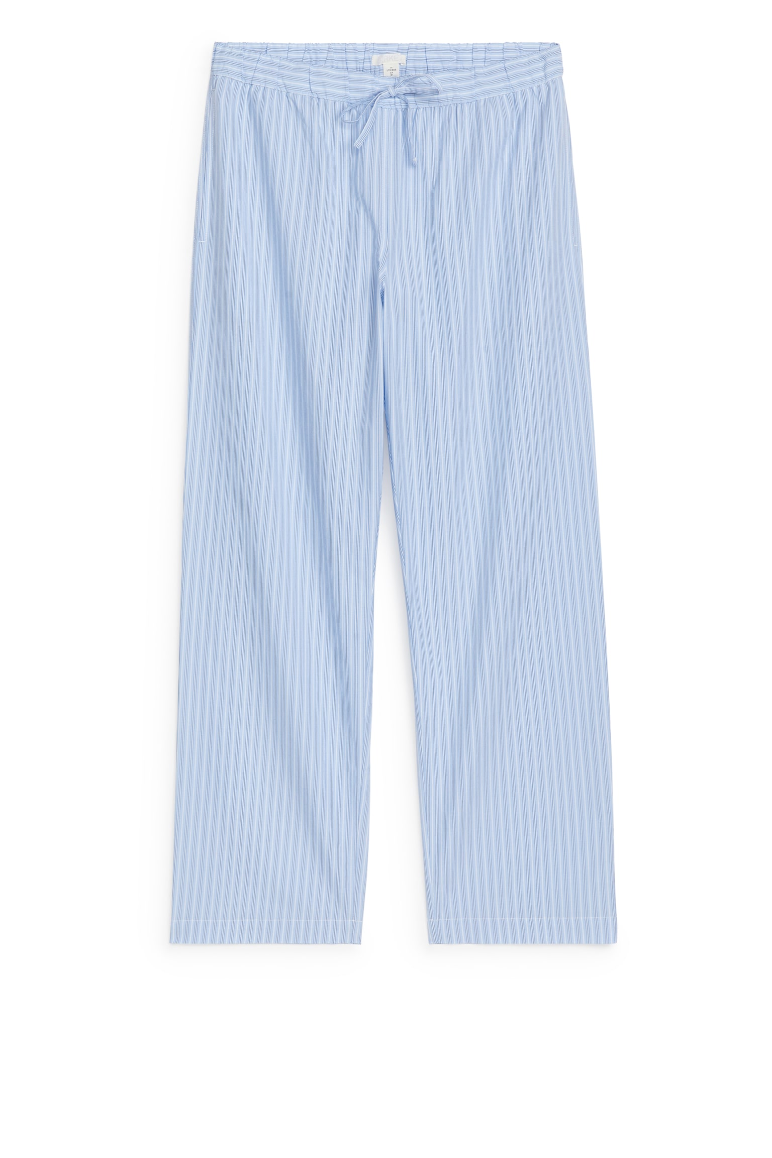 Cotton Pyjama Trousers - Light Blue/Striped - 2