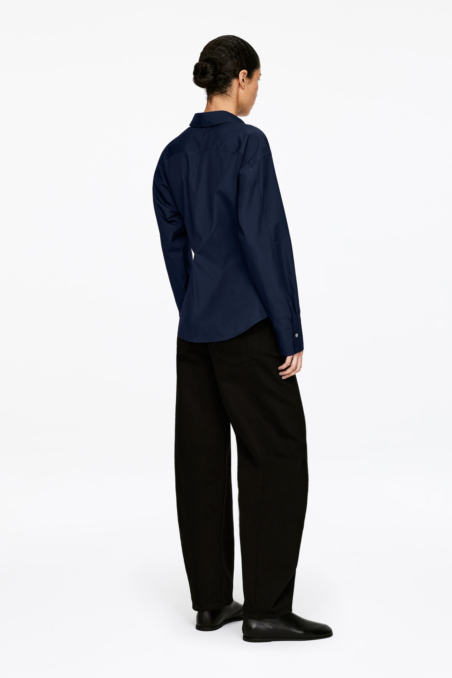 Wrap Shirt - Donkerblauw - 5